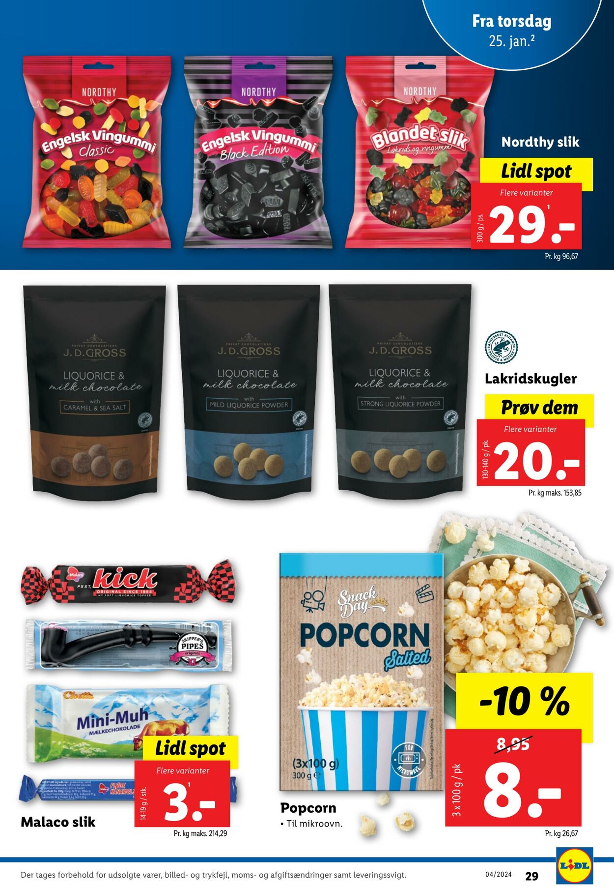 Tilbud Lidl 20.01.2024 - 27.01.2024