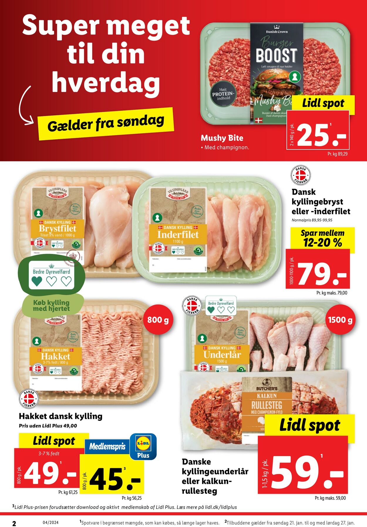 Tilbud Lidl 20.01.2024 - 27.01.2024