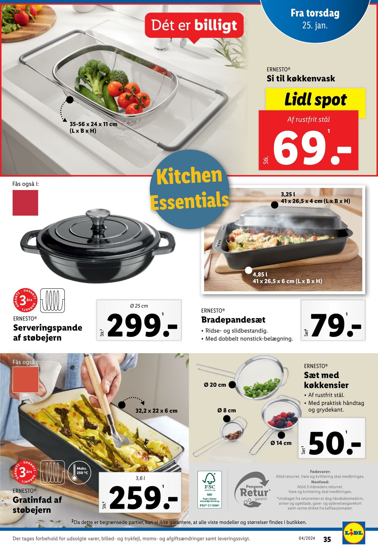 Tilbud Lidl 20.01.2024 - 27.01.2024