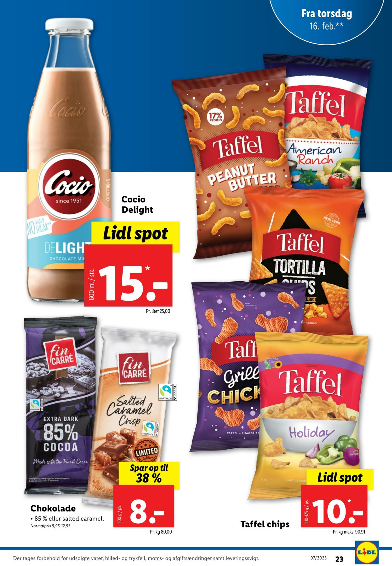 Tilbud Lidl 11.02.2023 - 18.02.2023