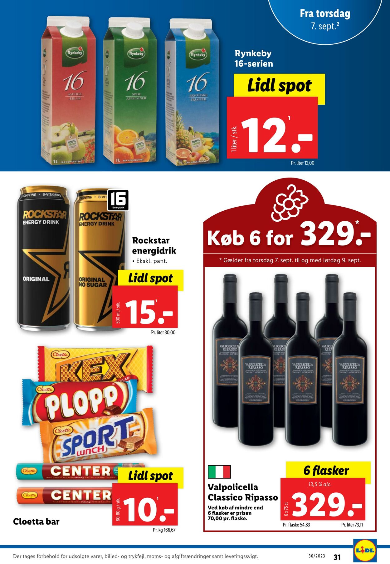 Tilbud Lidl 02.09.2023 - 09.09.2023