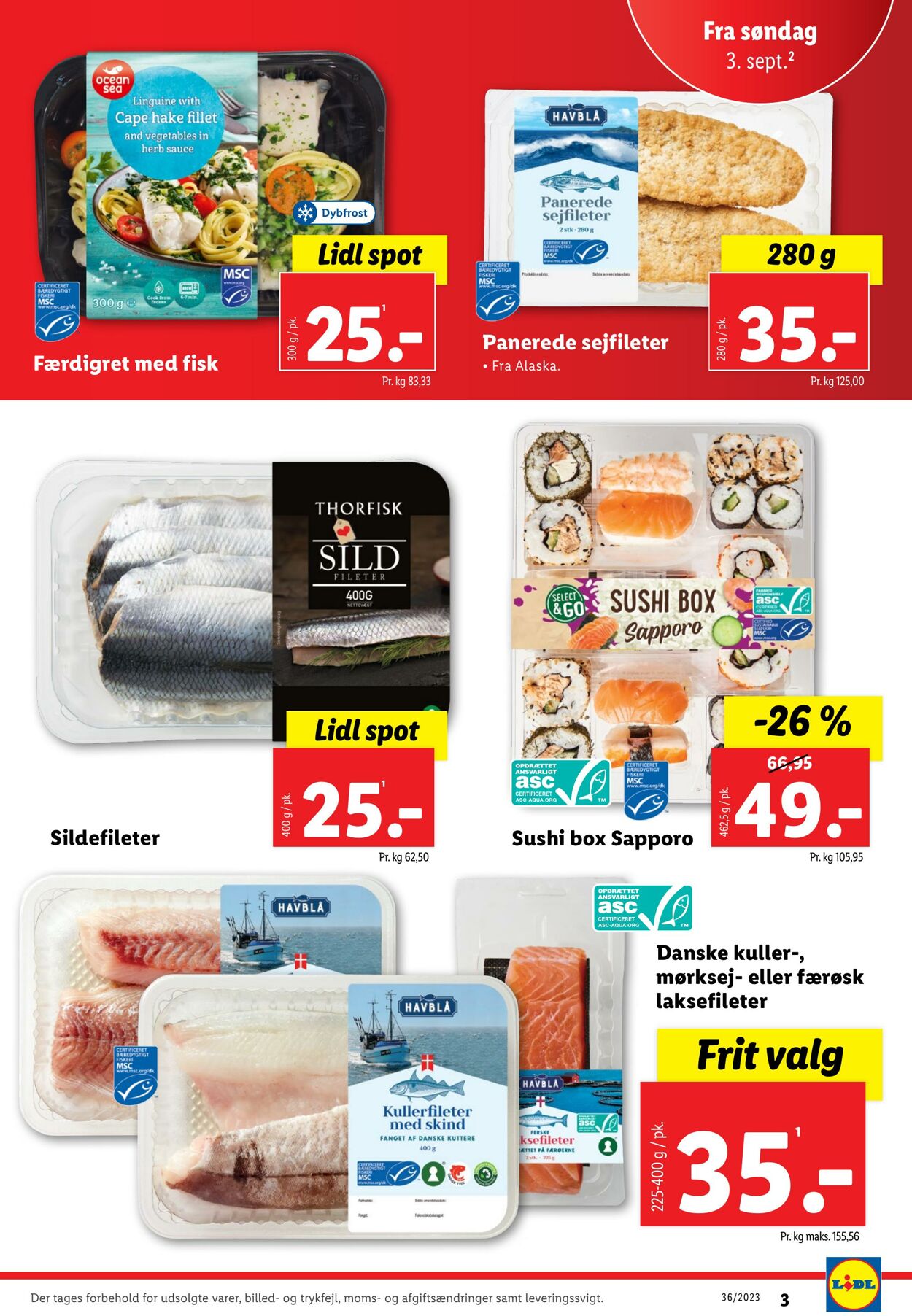 Tilbud Lidl 02.09.2023 - 09.09.2023