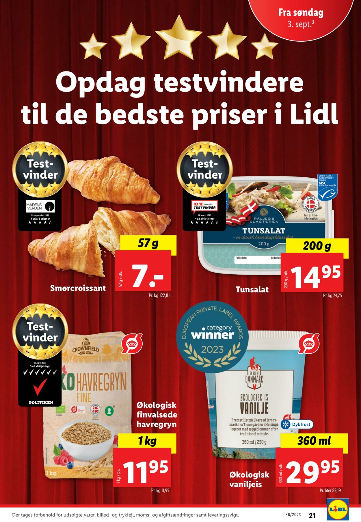 Tilbud Lidl 02.09.2023 - 09.09.2023