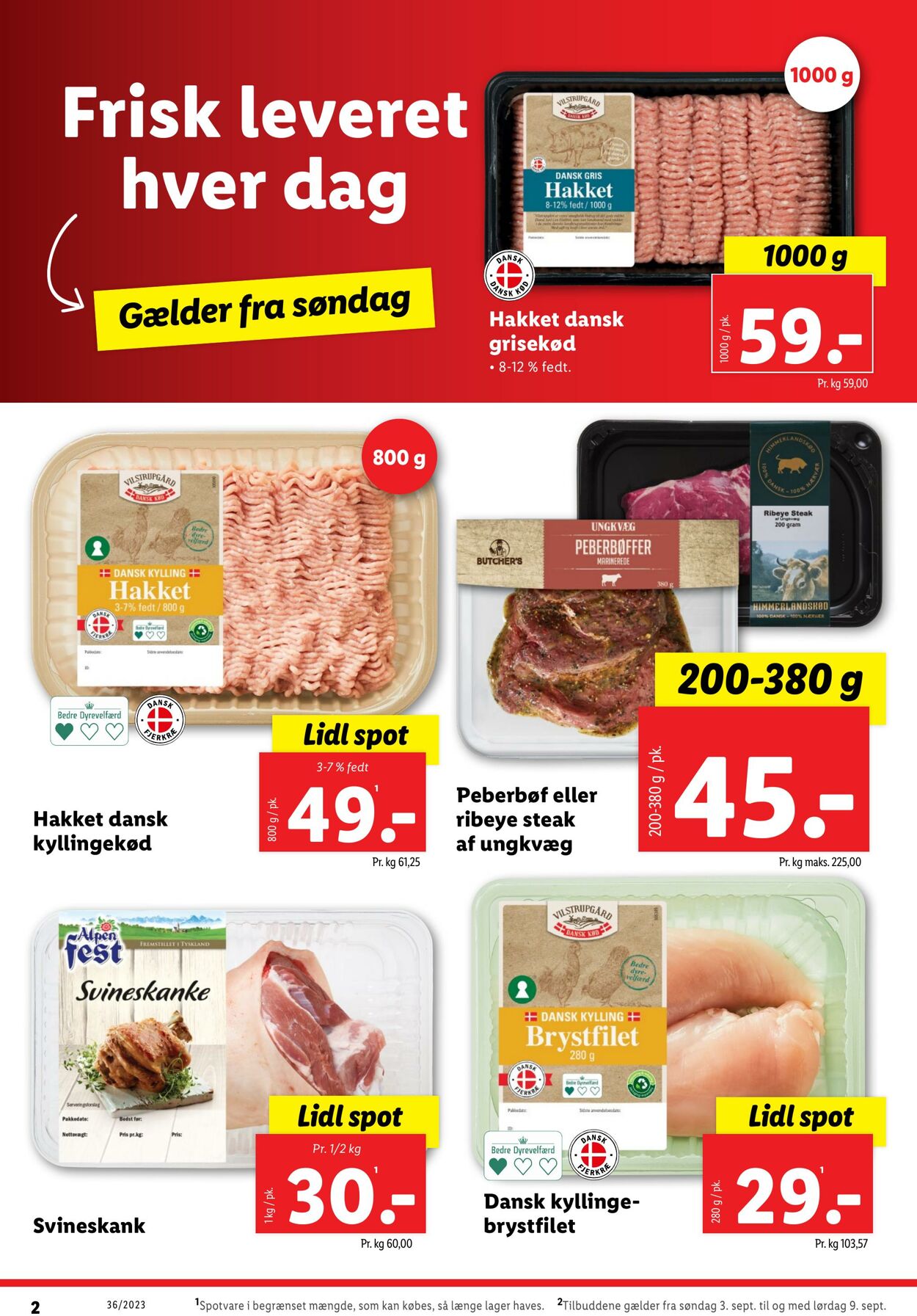 Tilbud Lidl 02.09.2023 - 09.09.2023