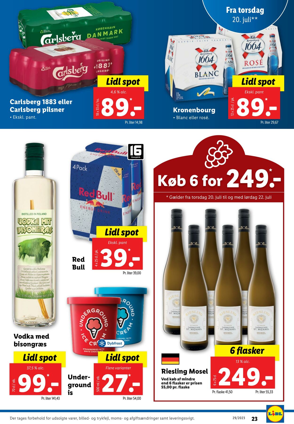 Tilbud Lidl 15.07.2023 - 22.07.2023