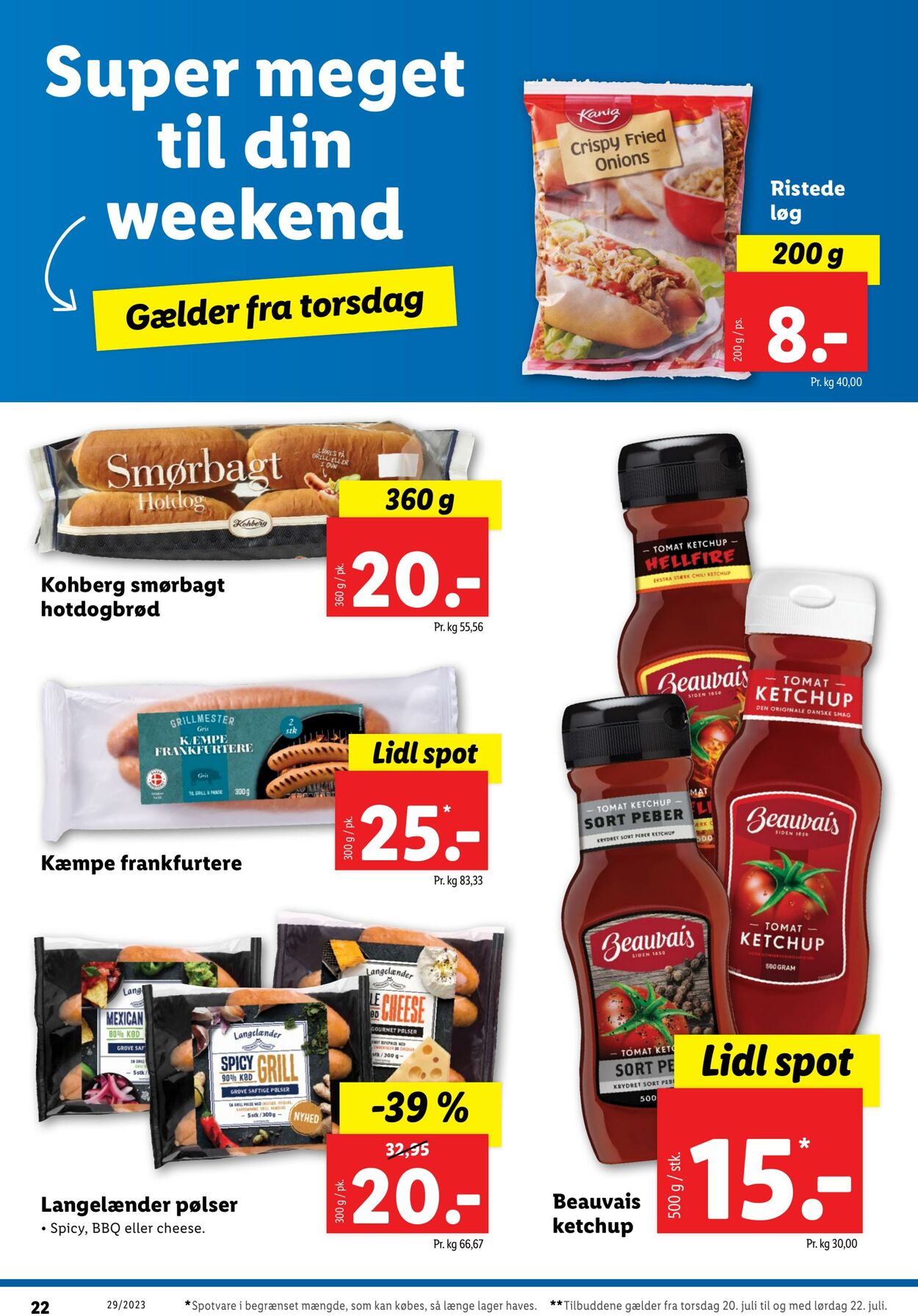 Tilbud Lidl 15.07.2023 - 22.07.2023