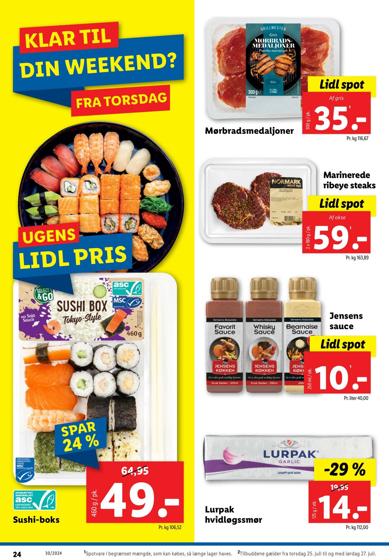 Tilbud Lidl 20.07.2024 - 27.07.2024