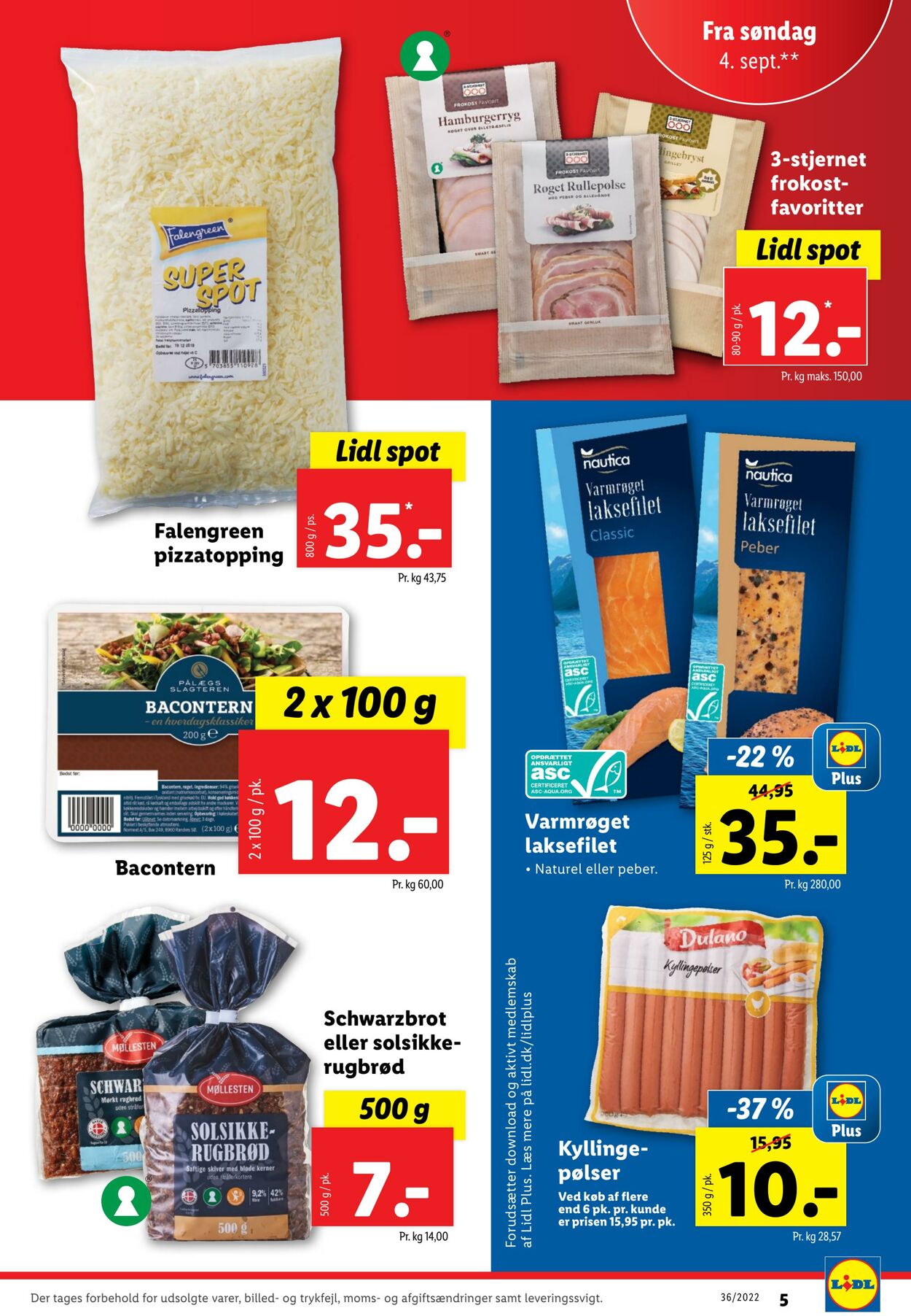 Tilbud Lidl 03.09.2022 - 10.09.2022