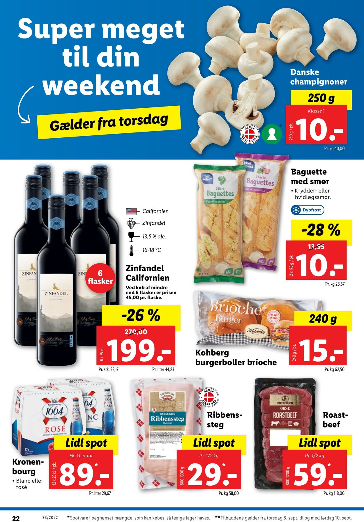 Tilbud Lidl 03.09.2022 - 10.09.2022