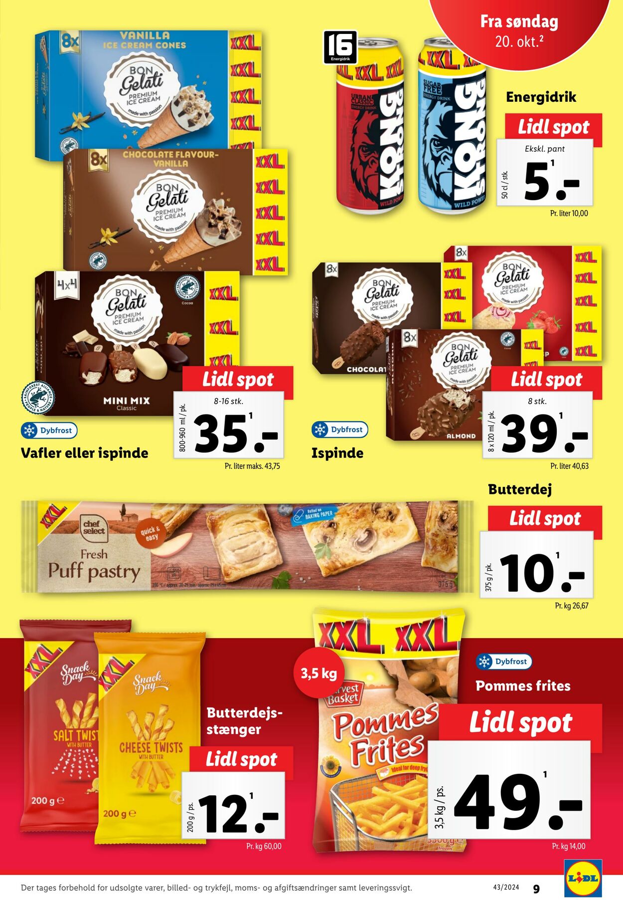 Tilbud Lidl 19.10.2024 - 26.10.2024