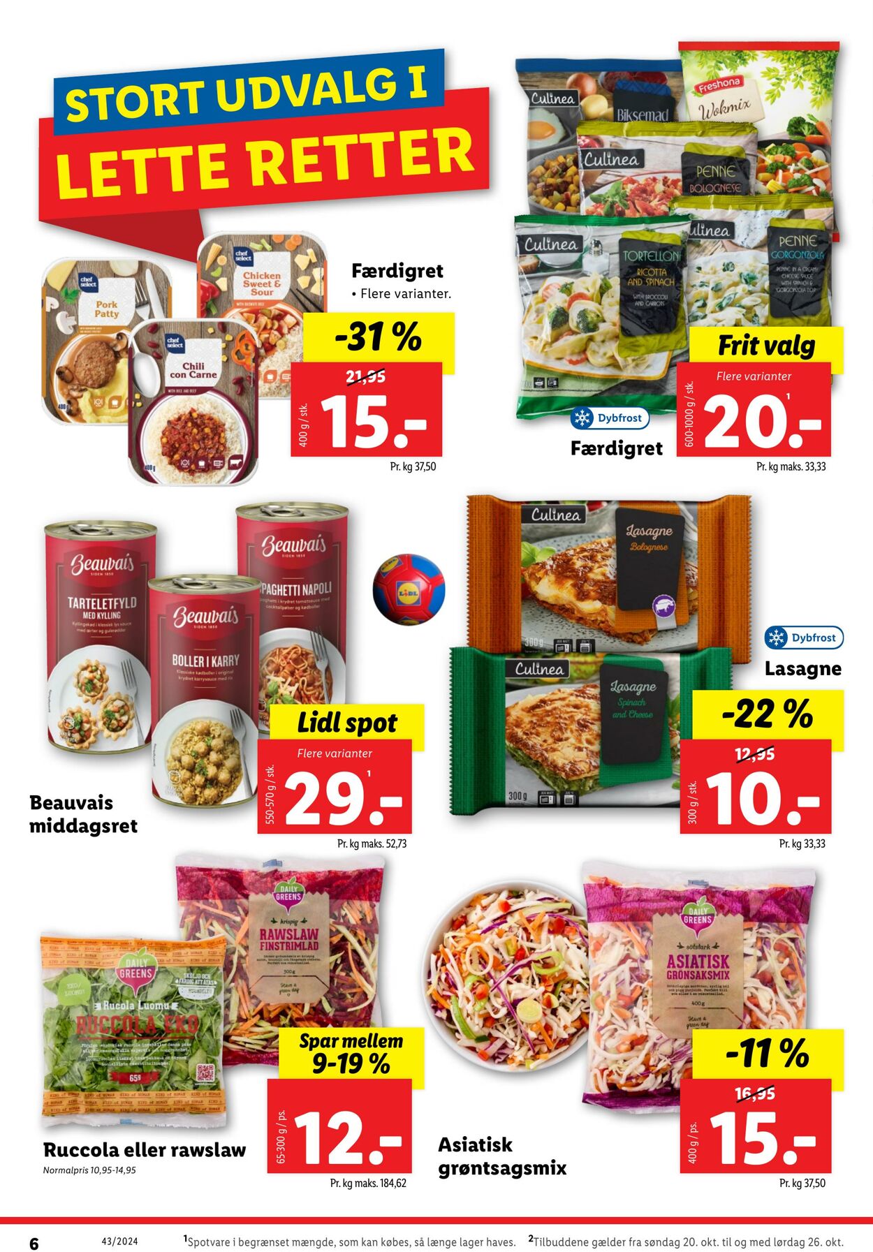 Tilbud Lidl 19.10.2024 - 26.10.2024