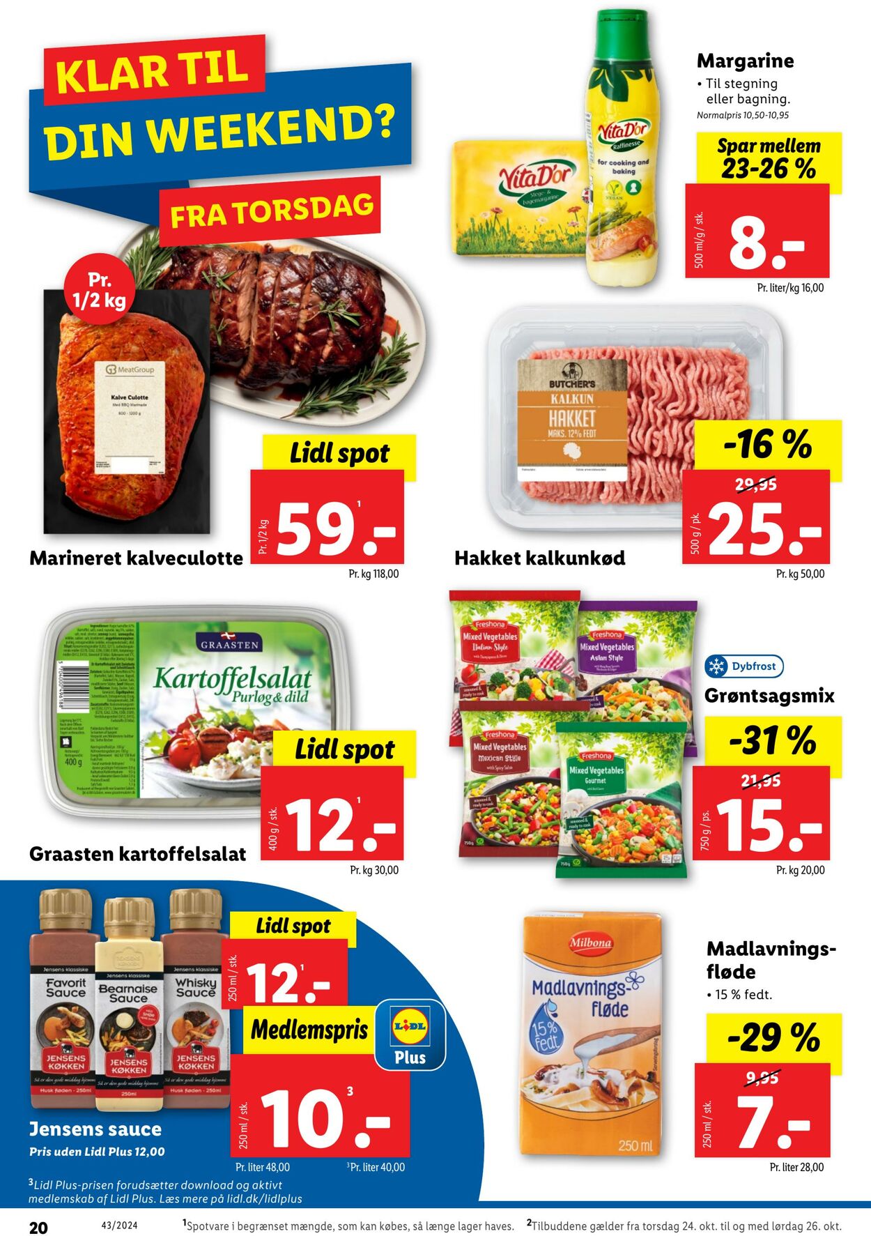 Tilbud Lidl 19.10.2024 - 26.10.2024