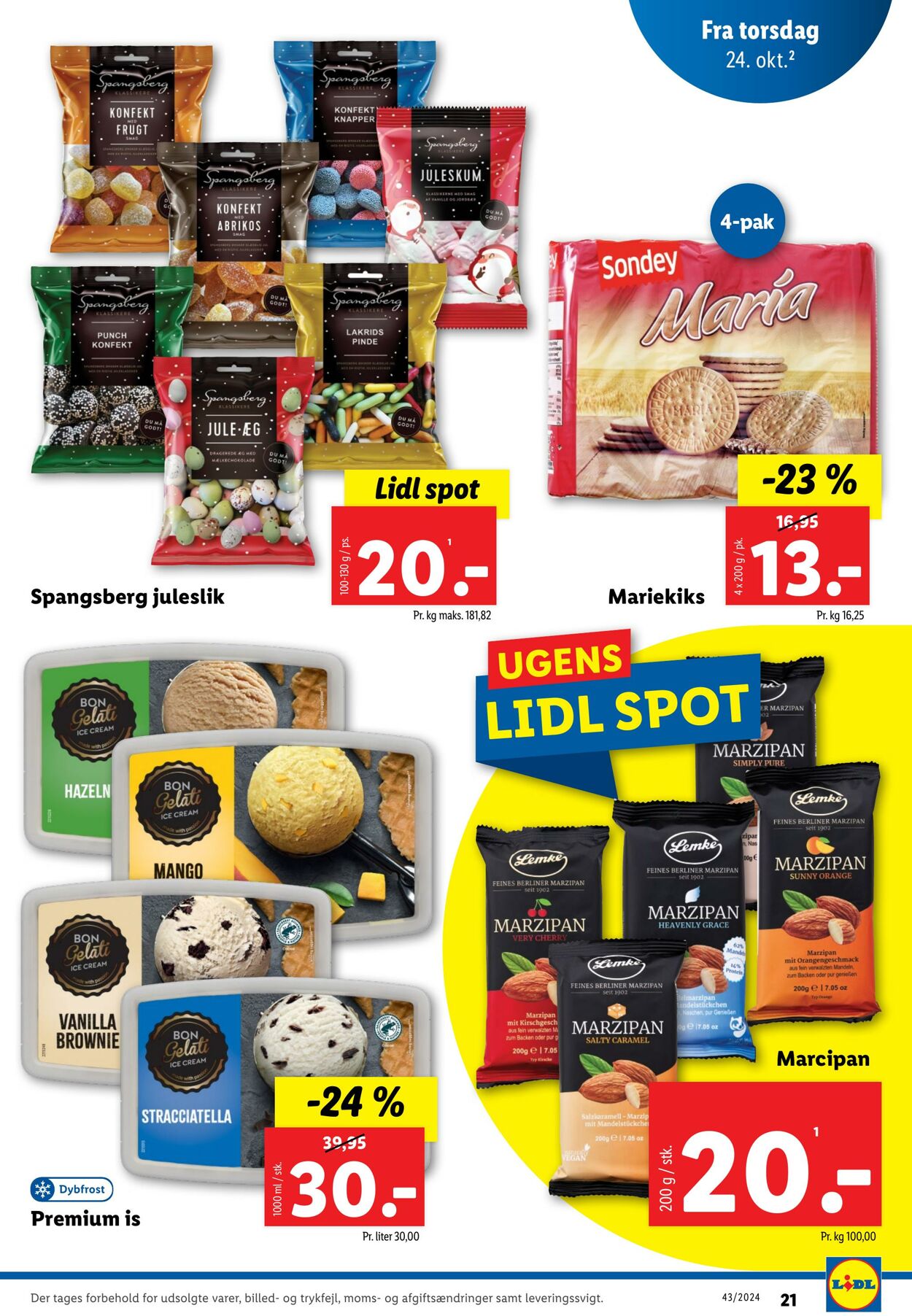 Tilbud Lidl 19.10.2024 - 26.10.2024