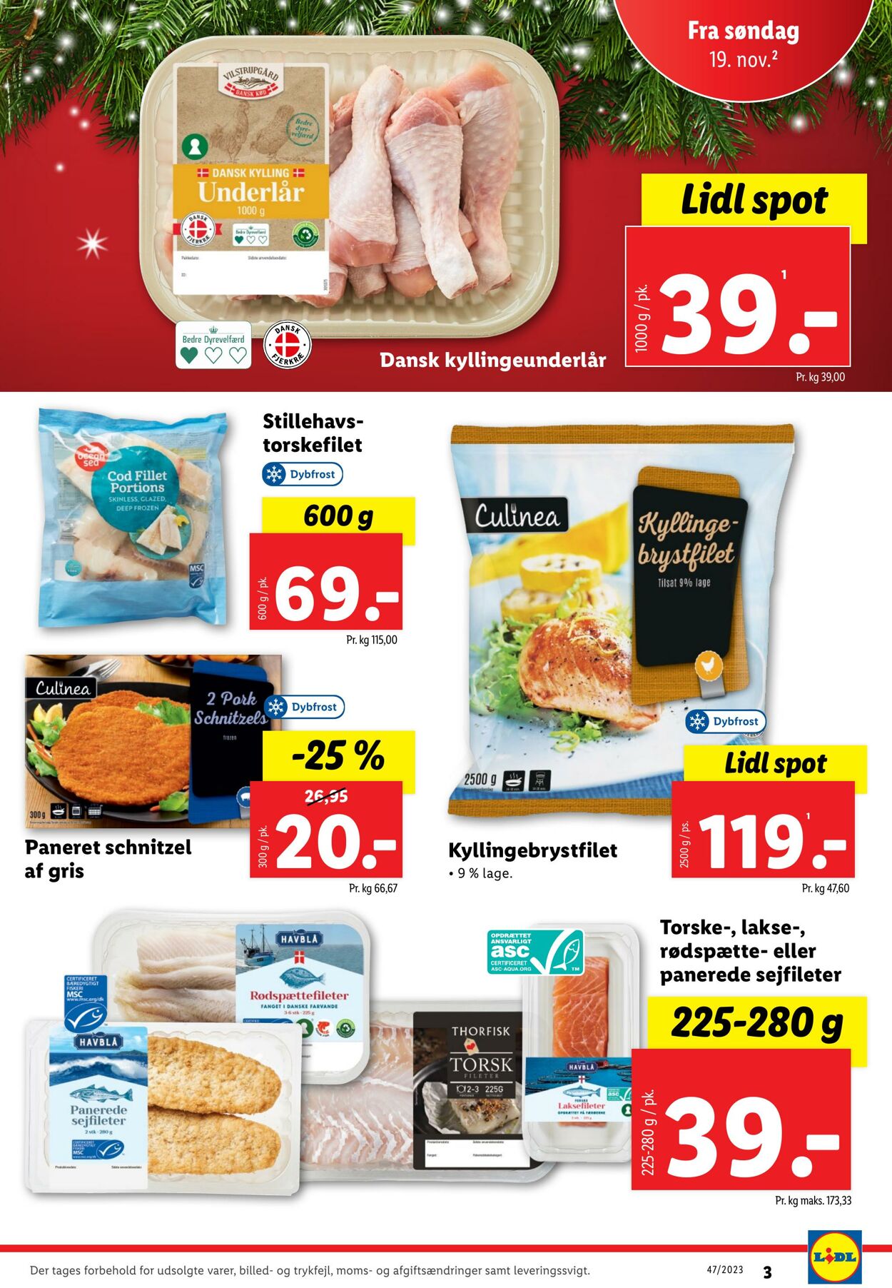 Tilbud Lidl 19.11.2023 - 25.11.2023