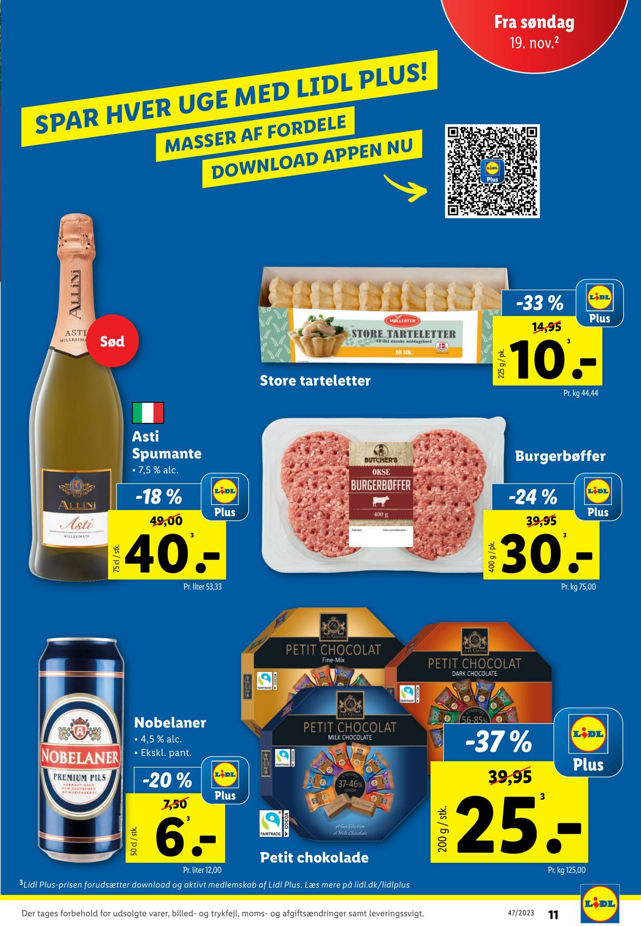 Tilbud Lidl 19.11.2023 - 25.11.2023