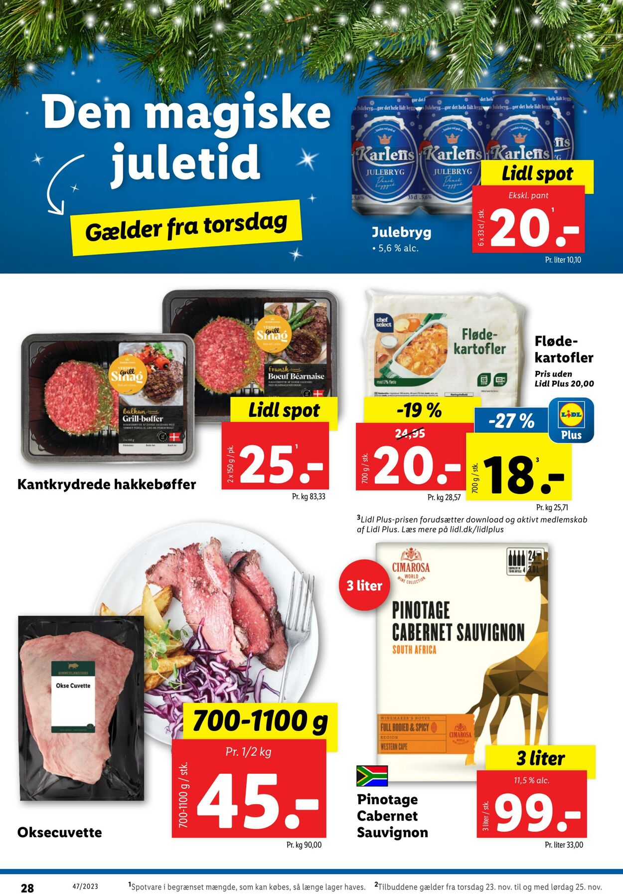 Tilbud Lidl 19.11.2023 - 25.11.2023