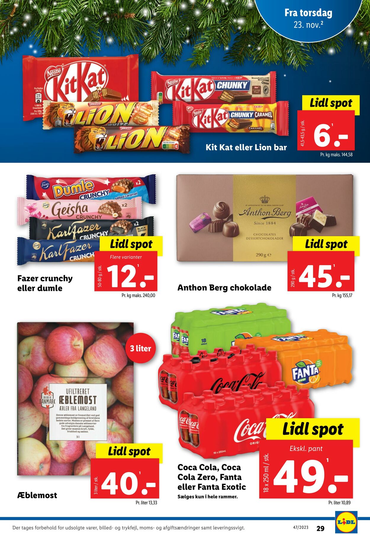 Tilbud Lidl 19.11.2023 - 25.11.2023