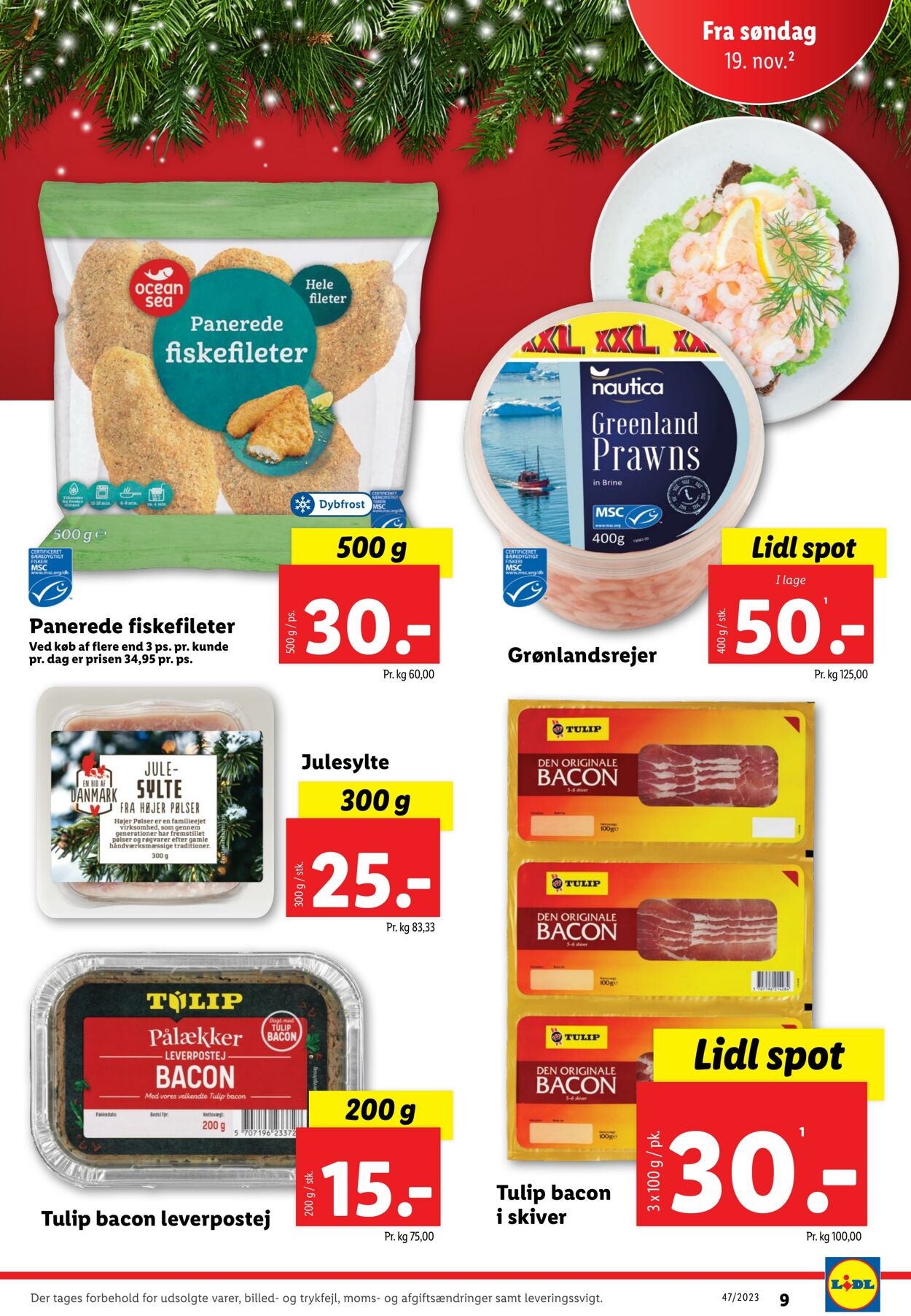 Tilbud Lidl 19.11.2023 - 25.11.2023