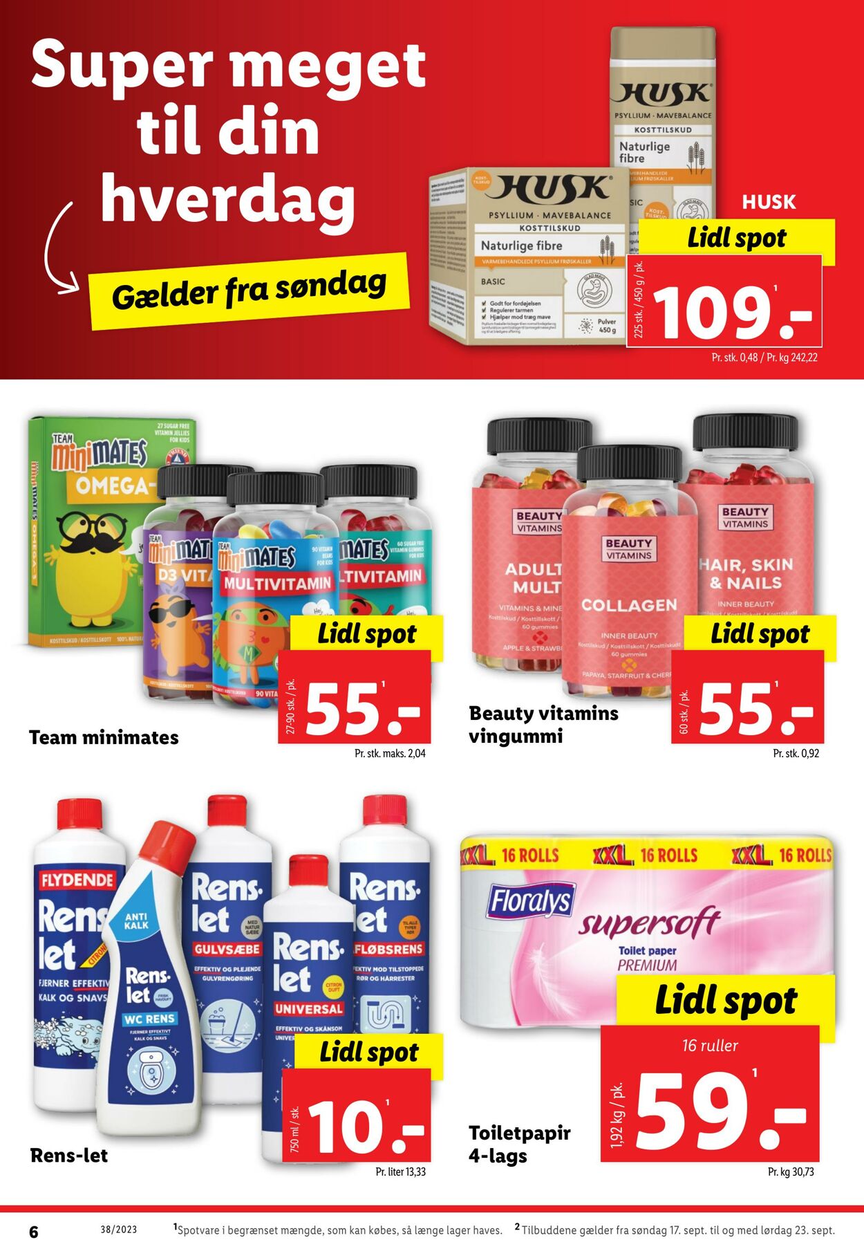 Tilbud Lidl 16.09.2023 - 23.09.2023