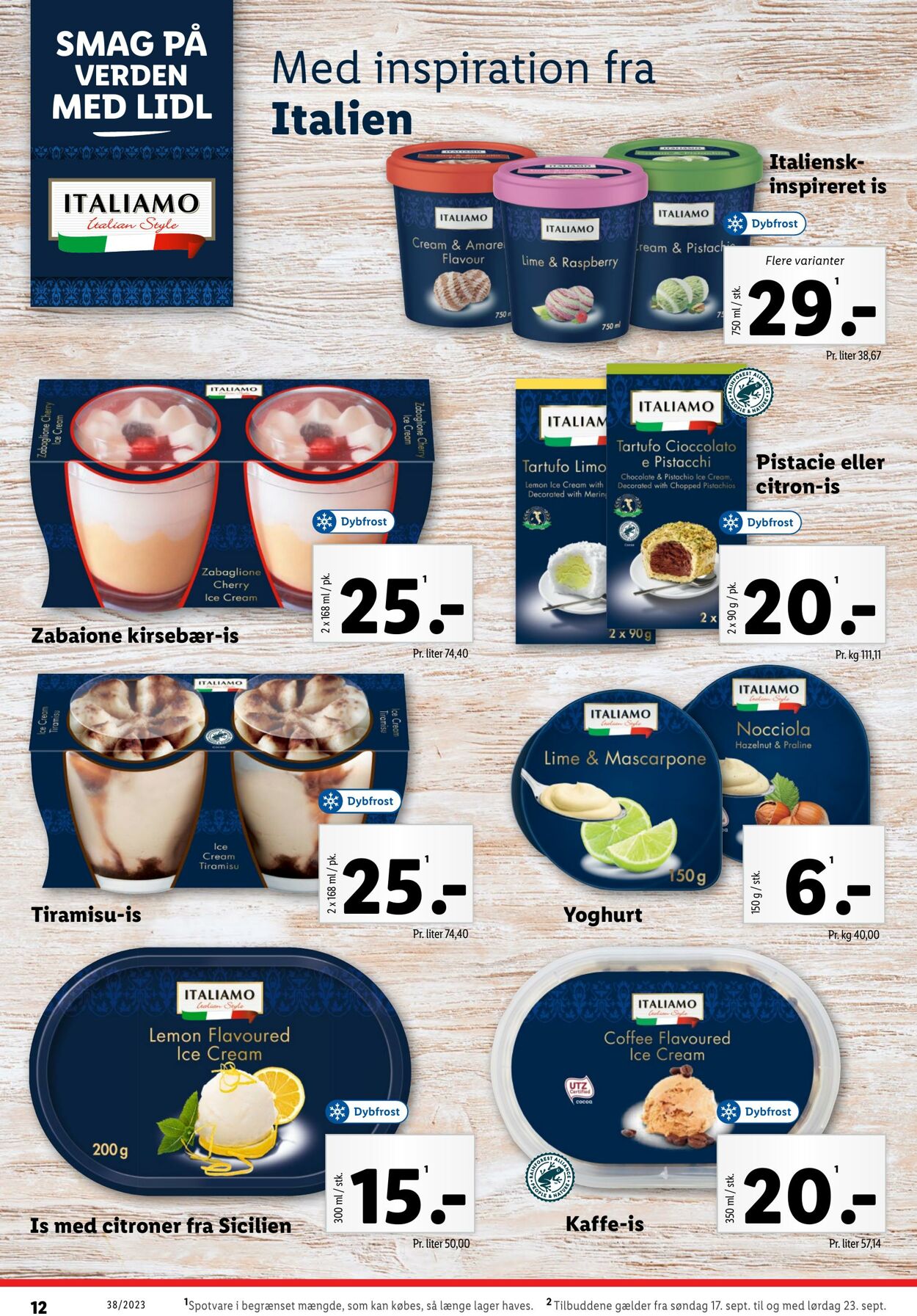 Tilbud Lidl 16.09.2023 - 23.09.2023