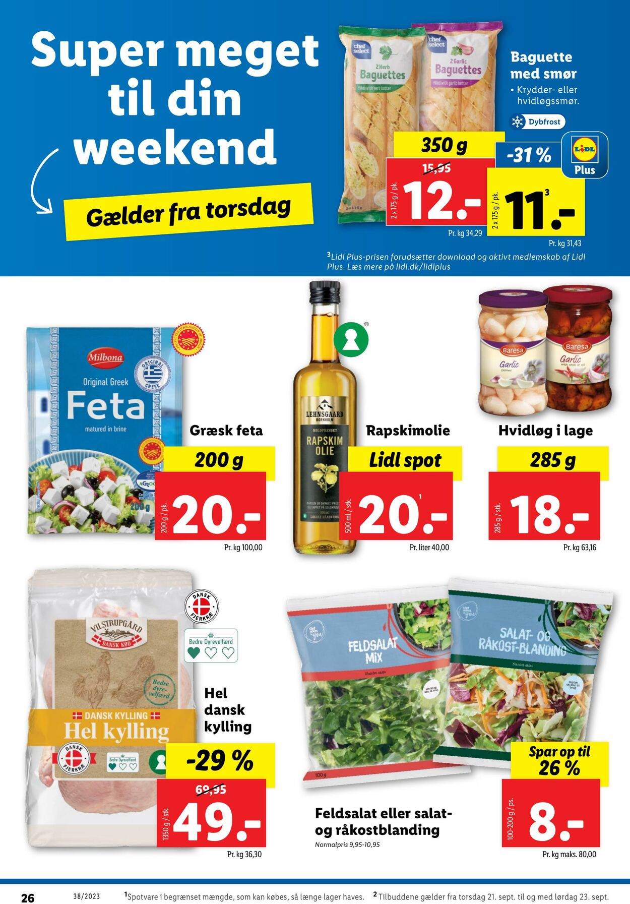 Tilbud Lidl 16.09.2023 - 23.09.2023