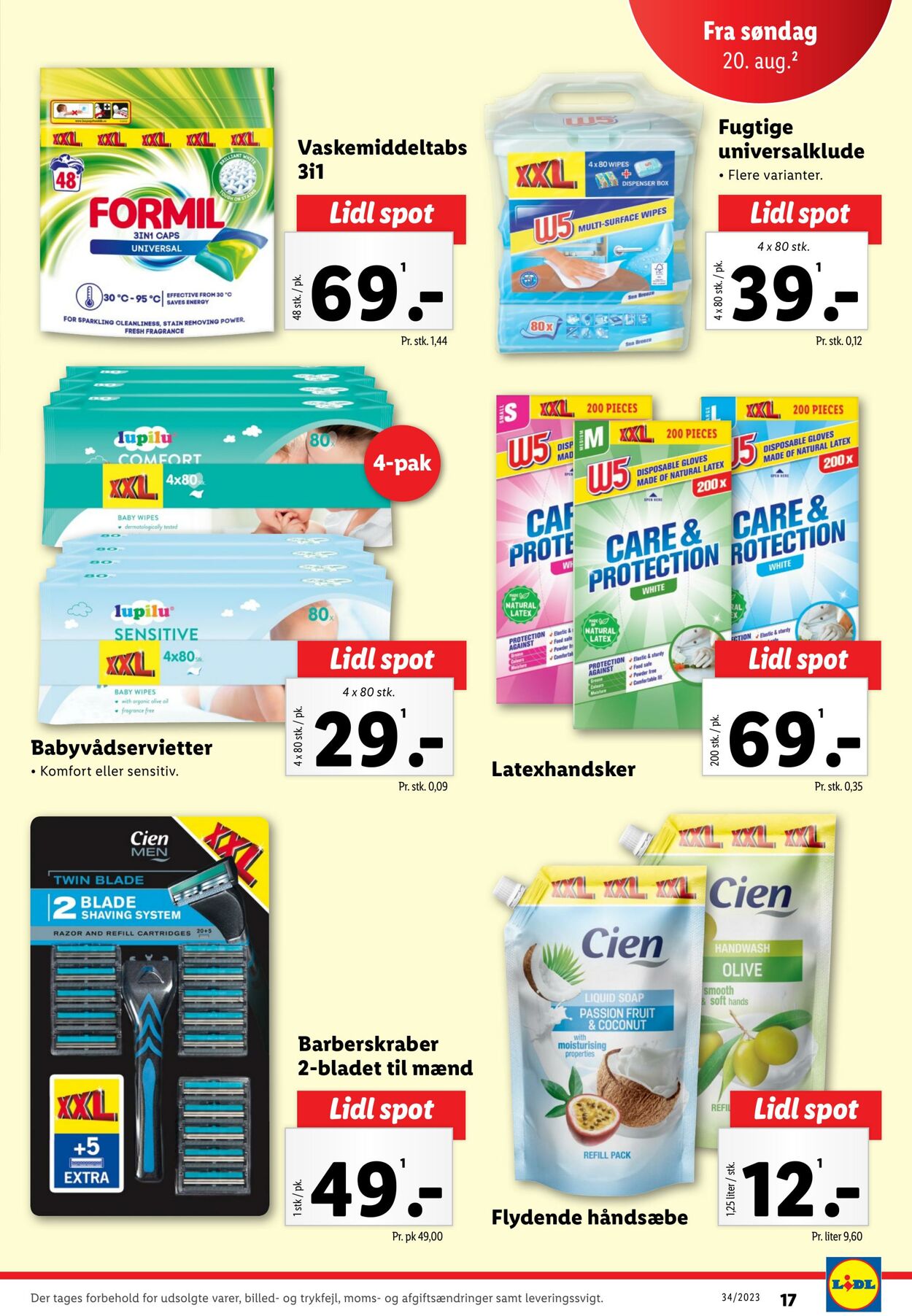 Tilbud Lidl 19.08.2023 - 26.08.2023