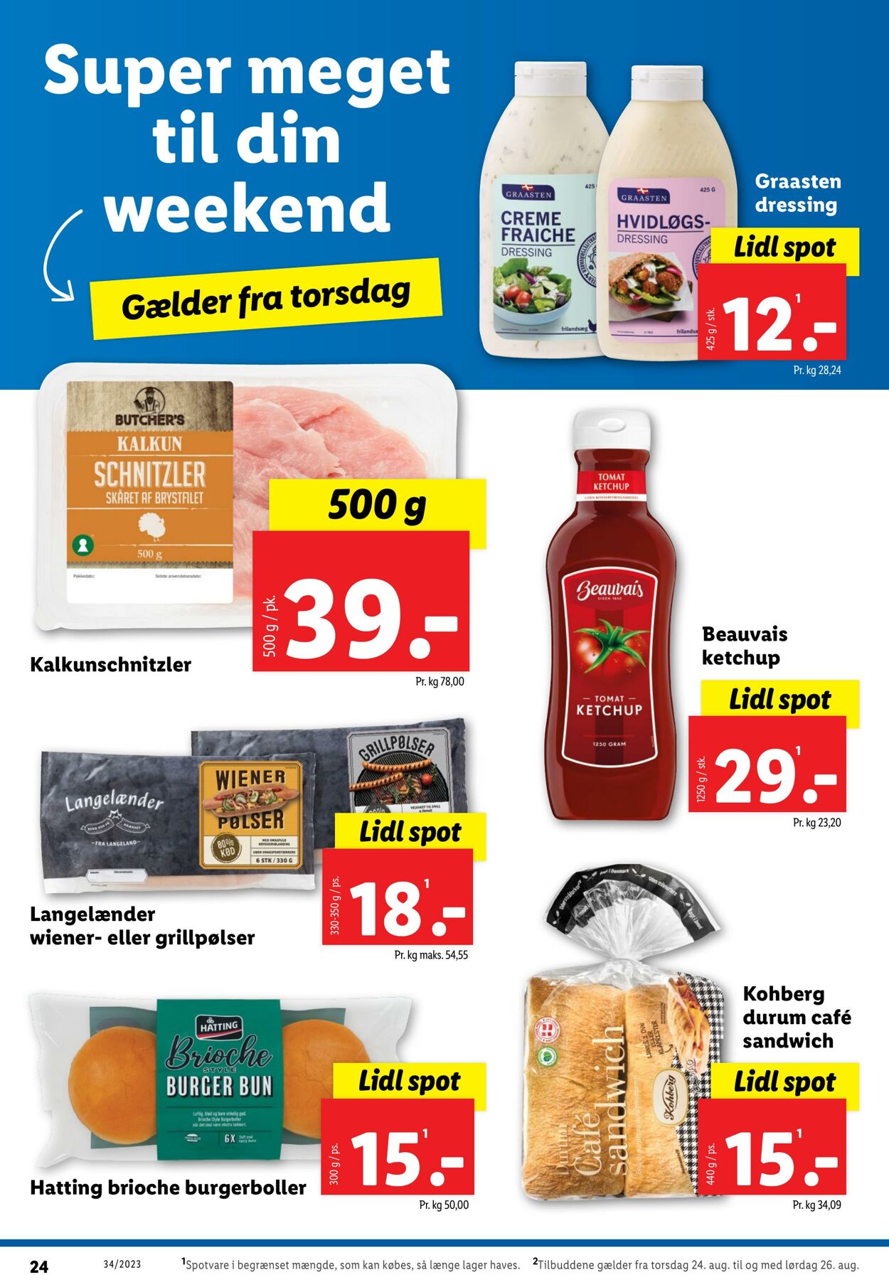 Tilbud Lidl 19.08.2023 - 26.08.2023