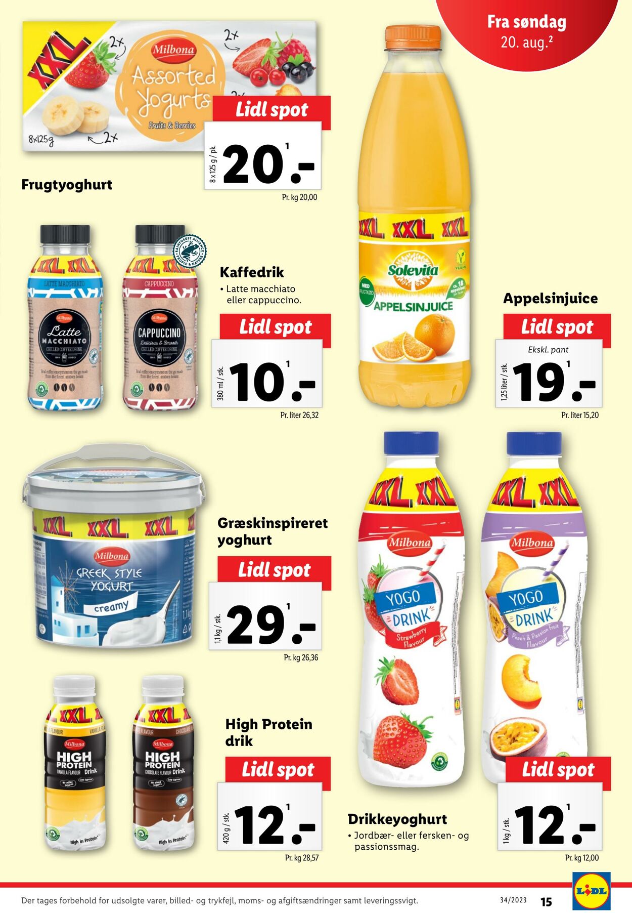 Tilbud Lidl 19.08.2023 - 26.08.2023