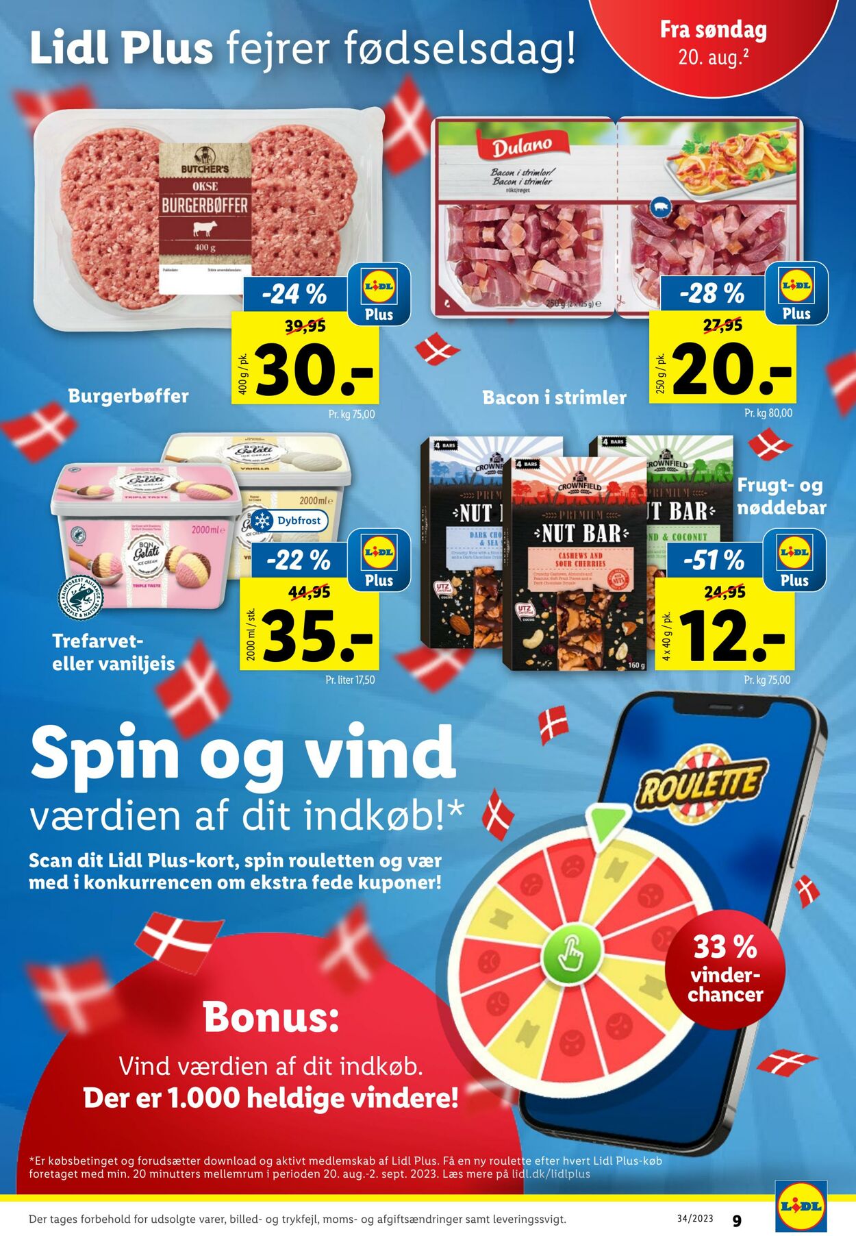 Tilbud Lidl 19.08.2023 - 26.08.2023