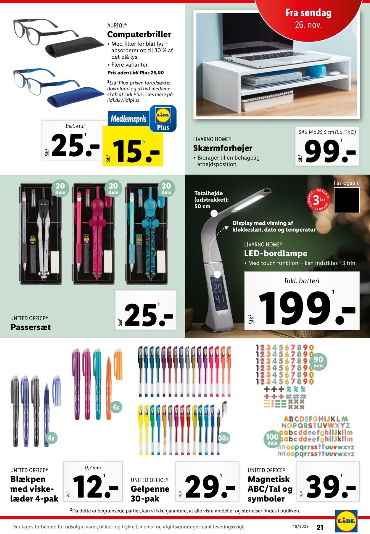 Tilbud Lidl 26.11.2023 - 02.12.2023