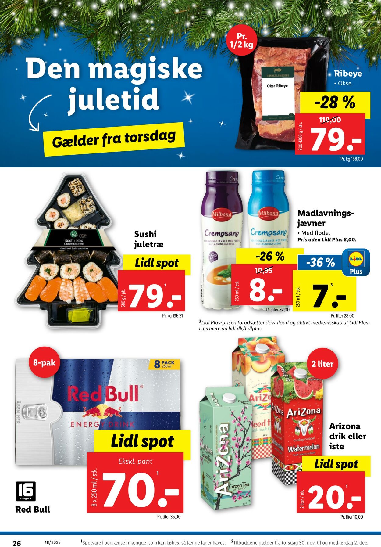 Tilbud Lidl 26.11.2023 - 02.12.2023