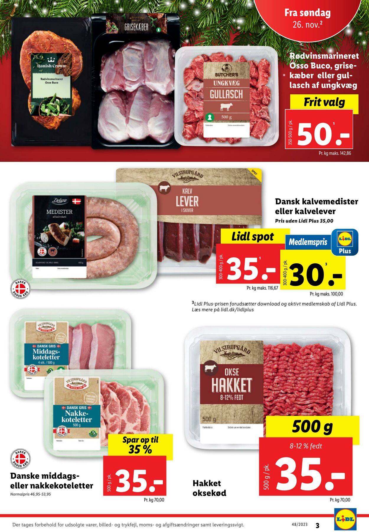 Tilbud Lidl 26.11.2023 - 02.12.2023