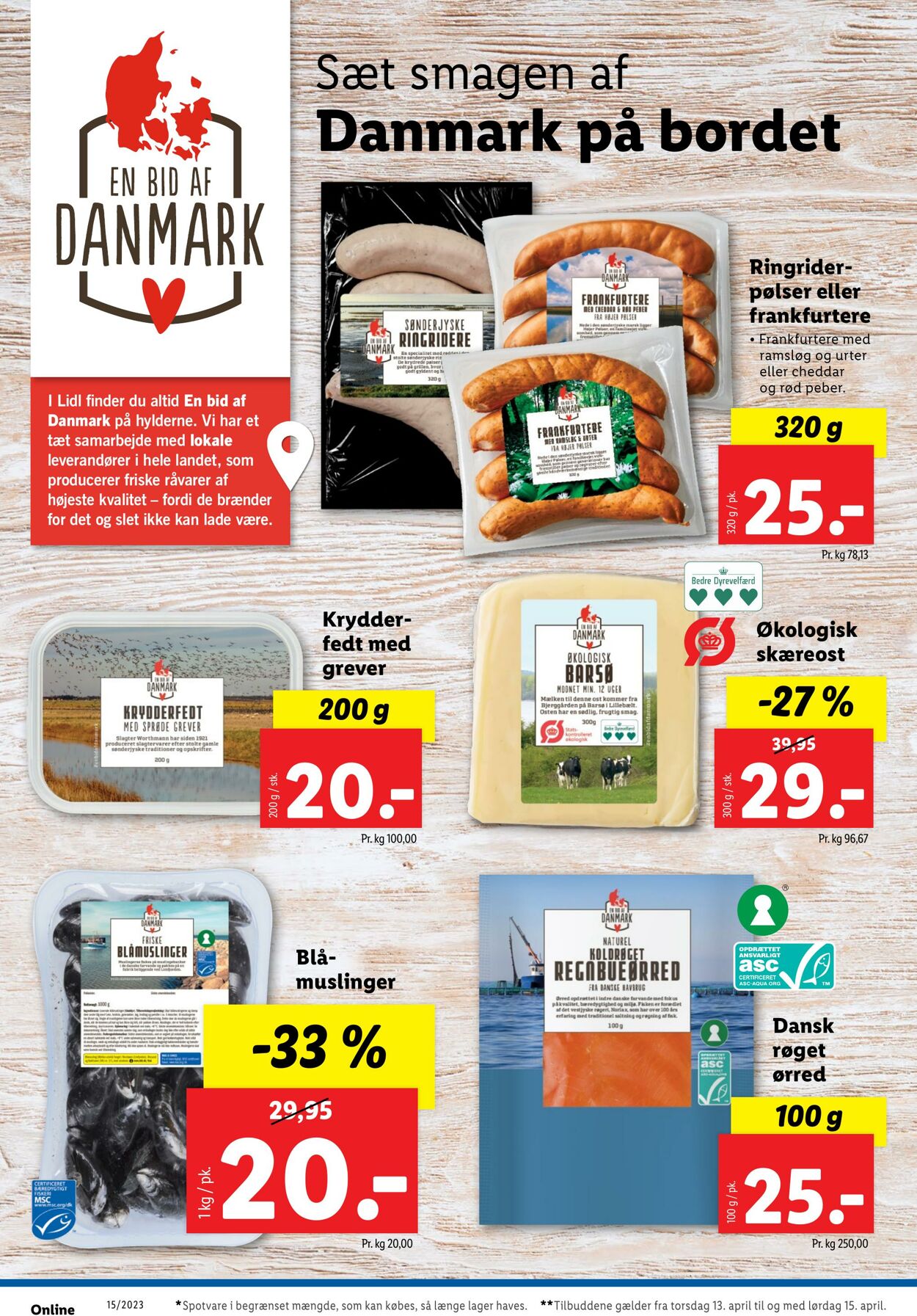 Tilbud Lidl 07.04.2023 - 15.04.2023