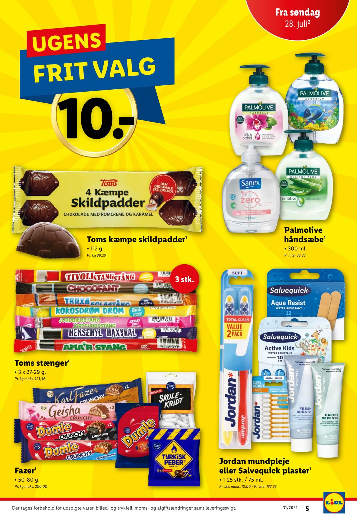 Tilbud Lidl 27.07.2024 - 03.08.2024