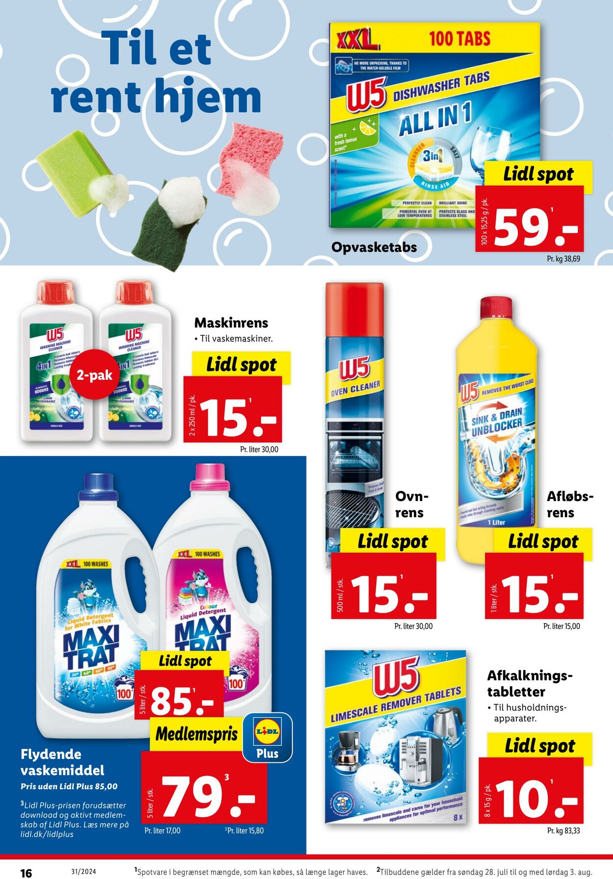 Tilbud Lidl 27.07.2024 - 03.08.2024