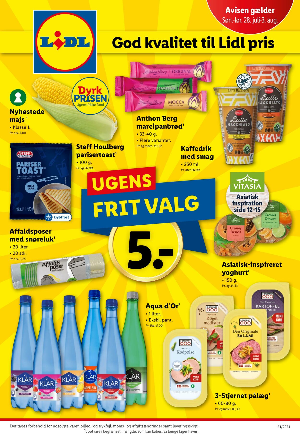 Tilbud Lidl 27.07.2024 - 03.08.2024