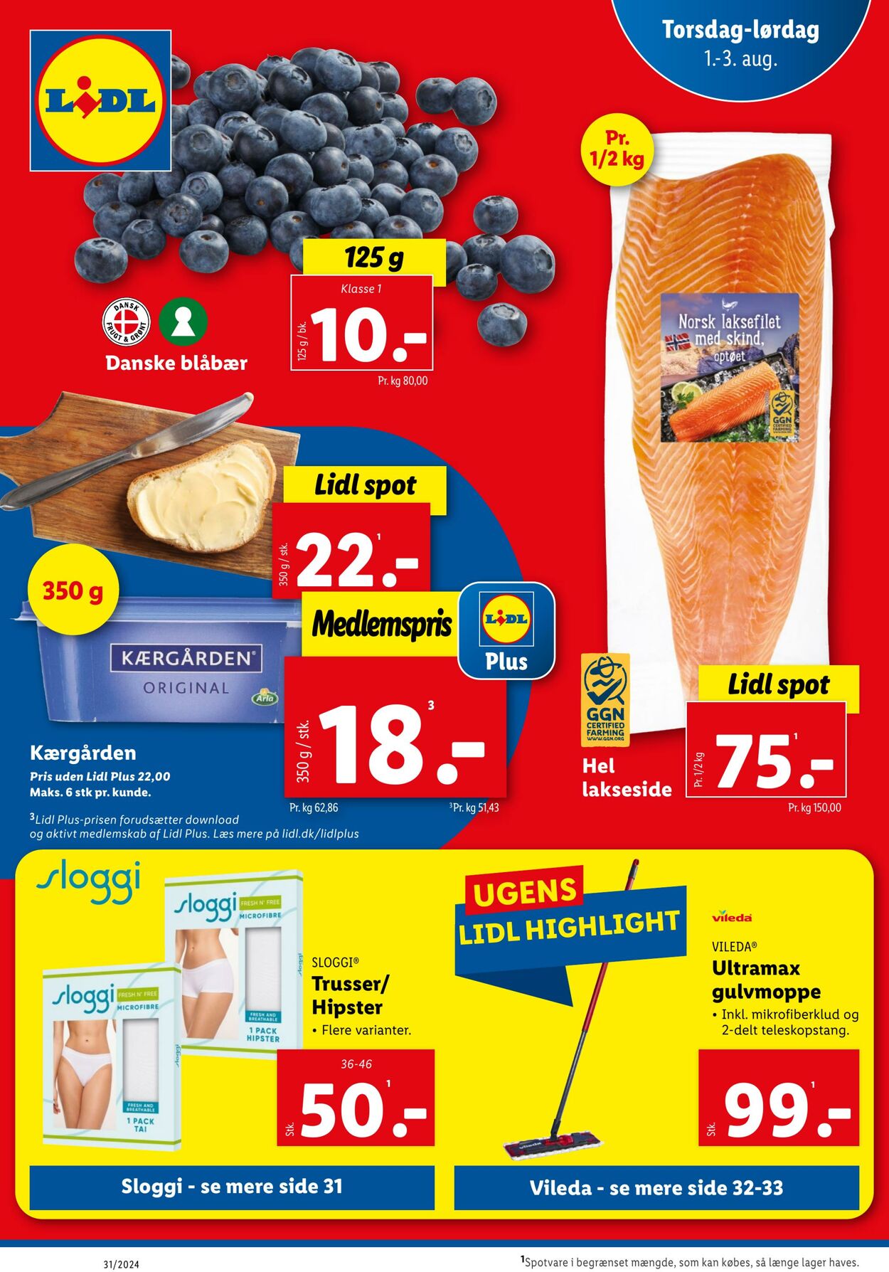 Tilbud Lidl 27.07.2024 - 03.08.2024