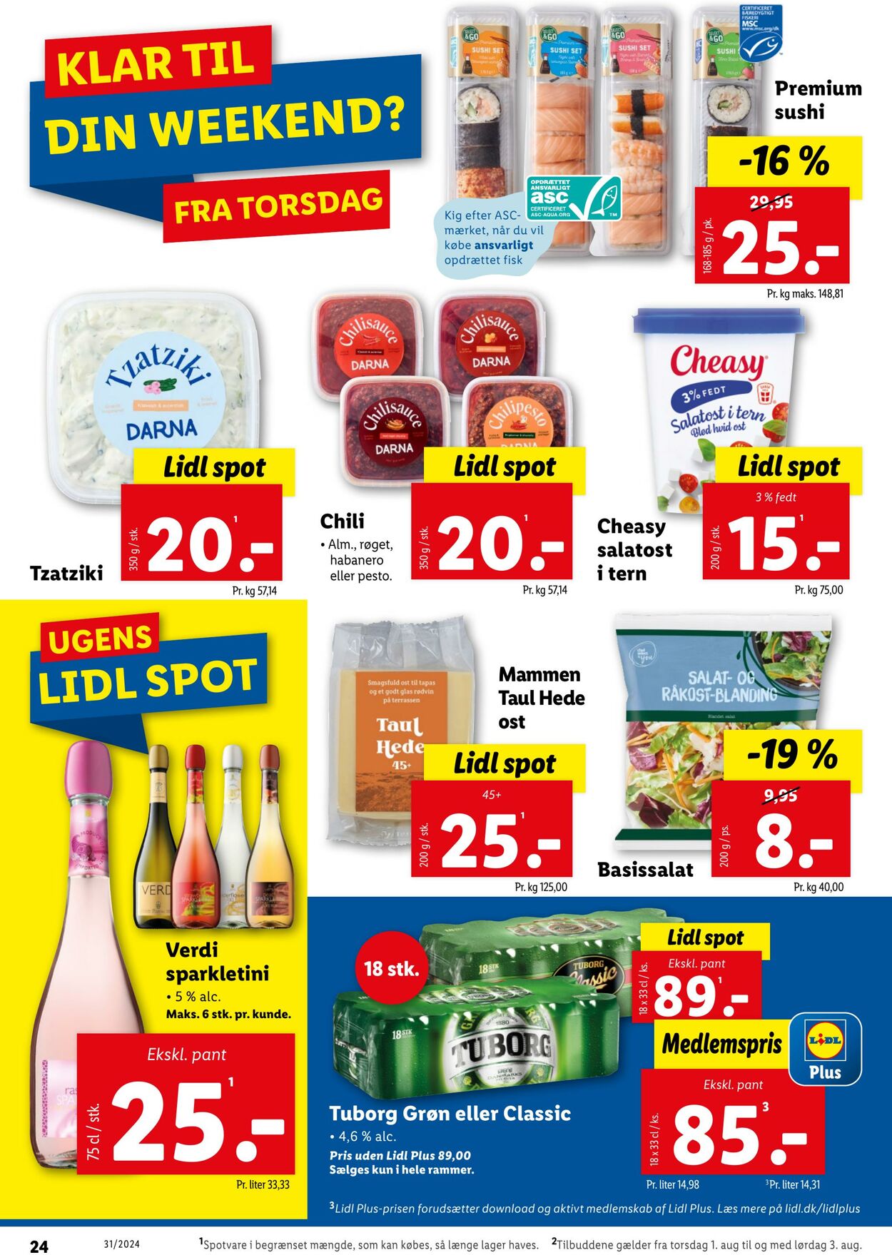 Tilbud Lidl 27.07.2024 - 03.08.2024