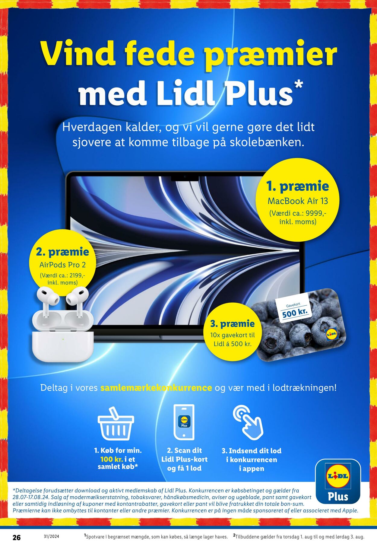 Tilbud Lidl 27.07.2024 - 03.08.2024