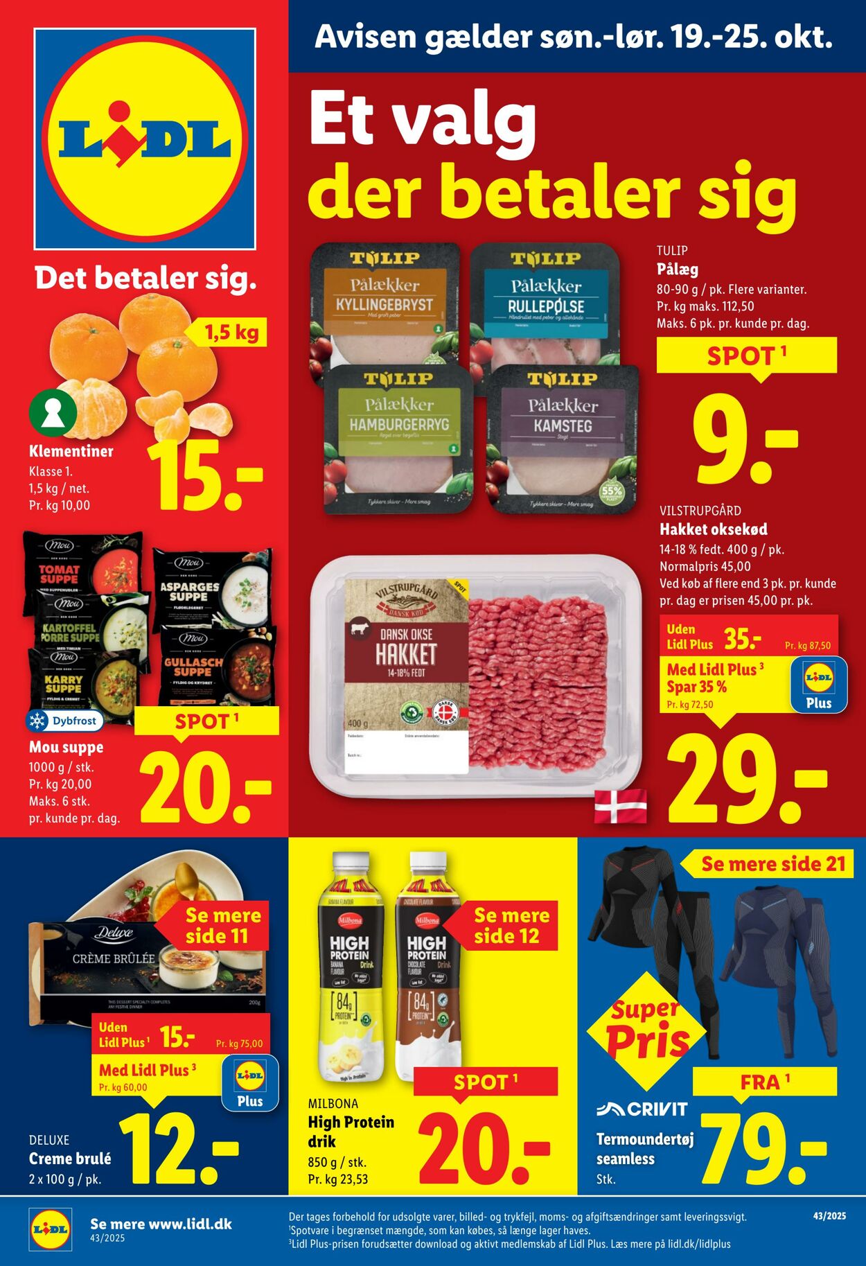 Tilbud Lidl 18.10.2025 - 25.10.2025