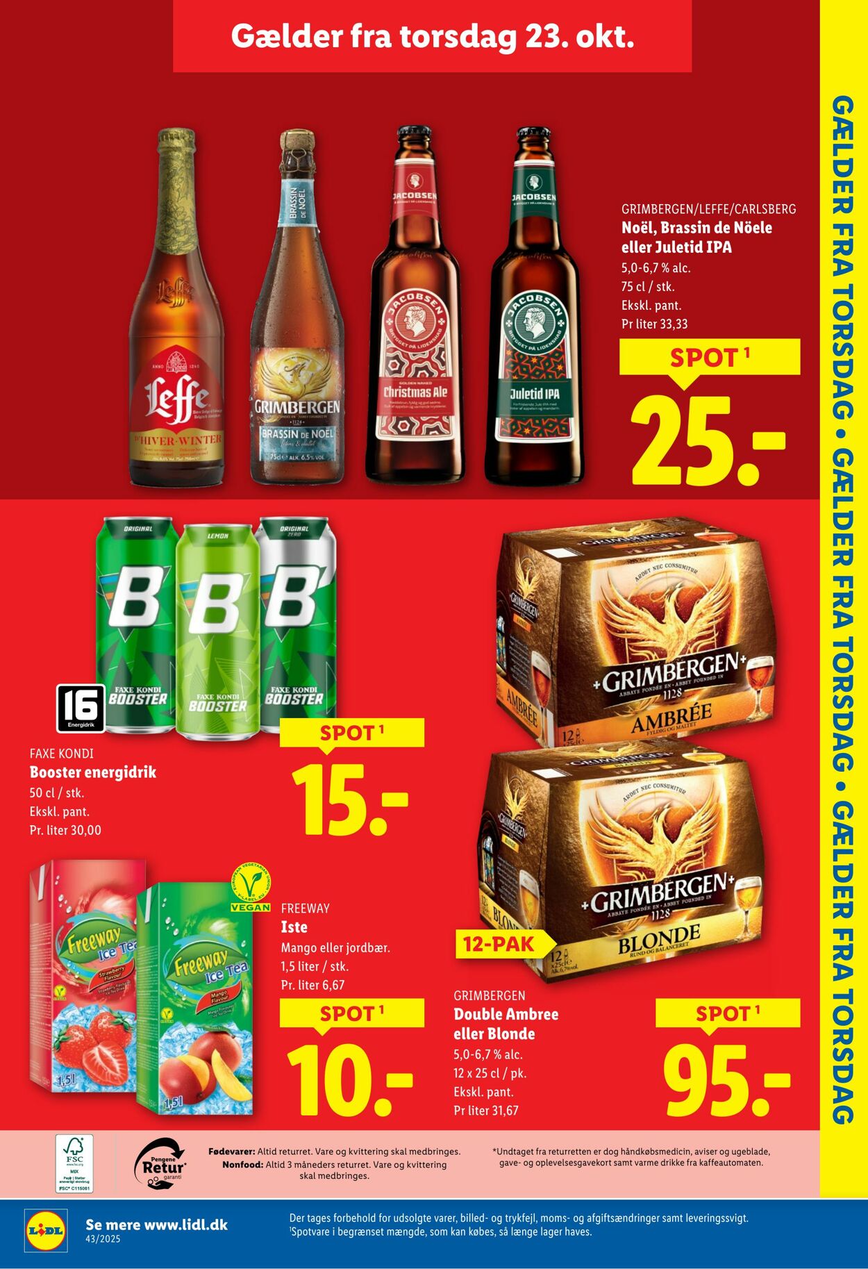 Tilbud Lidl 18.10.2025 - 25.10.2025