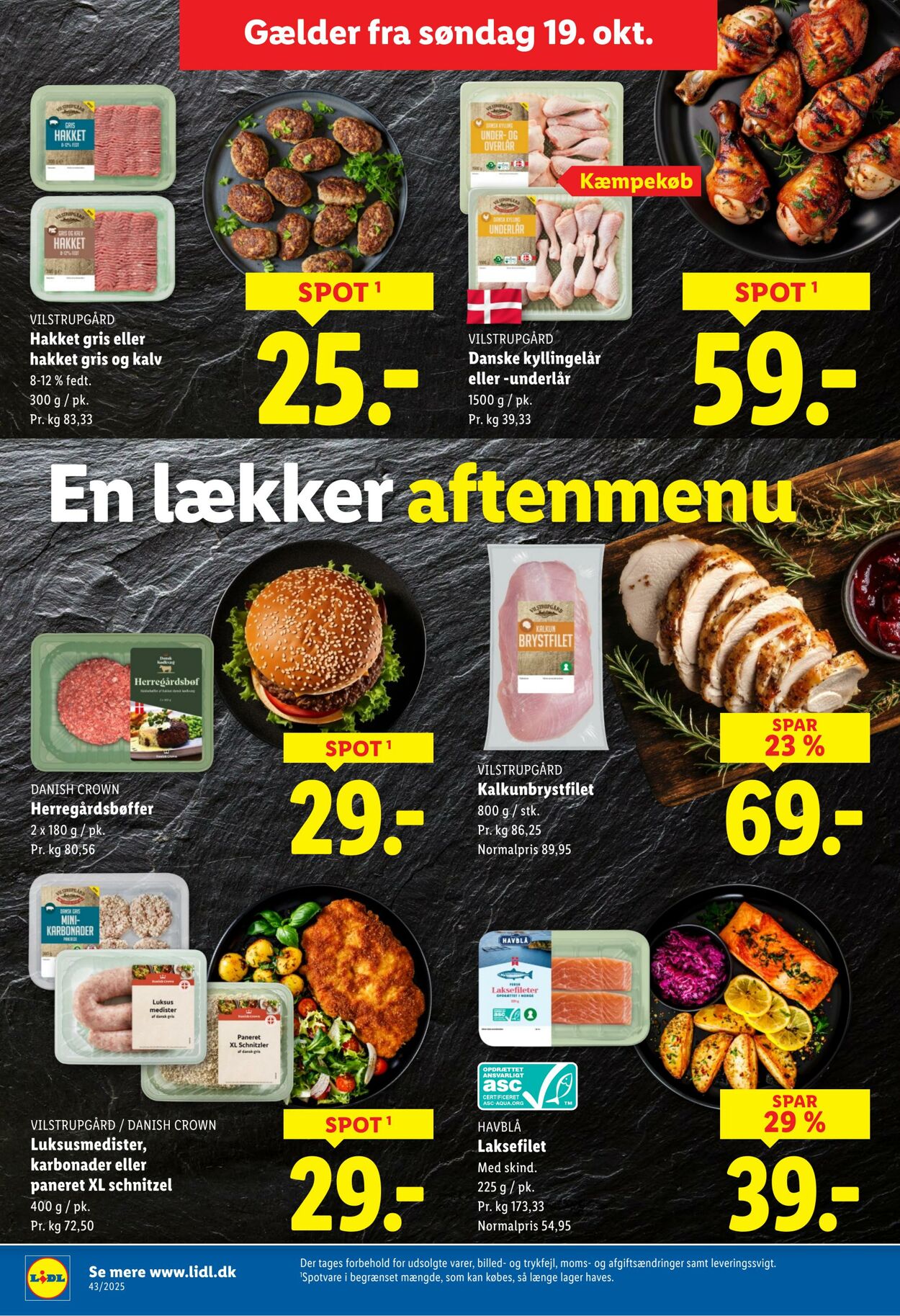 Tilbud Lidl 18.10.2025 - 25.10.2025