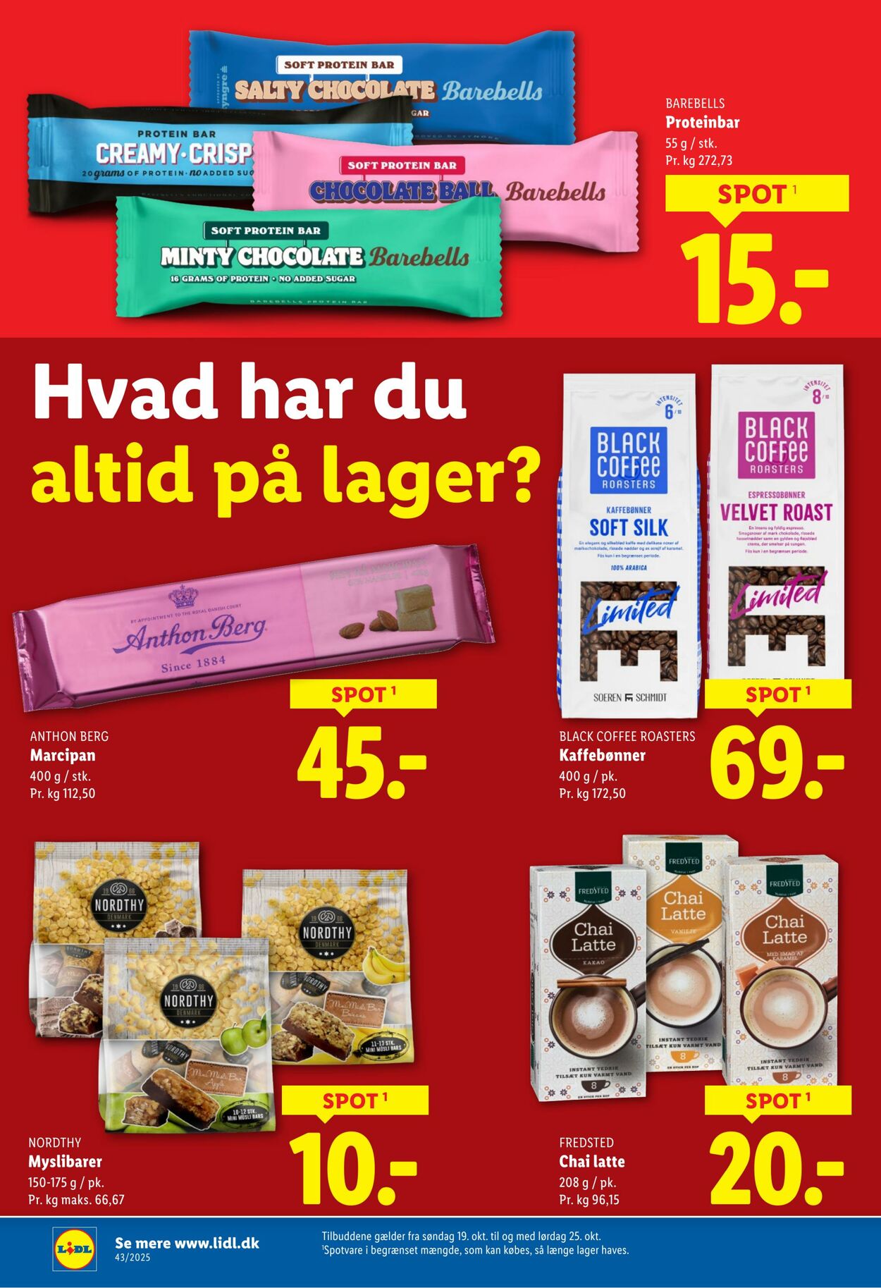 Tilbud Lidl 18.10.2025 - 25.10.2025
