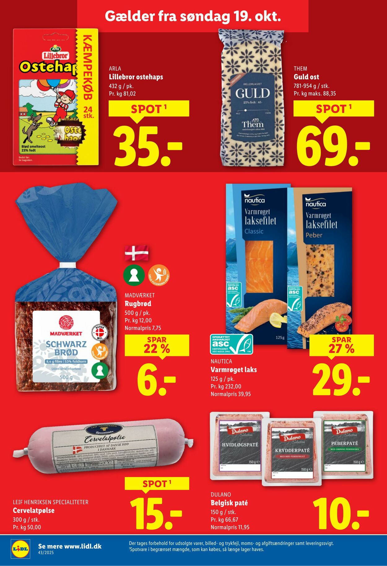 Tilbud Lidl 18.10.2025 - 25.10.2025