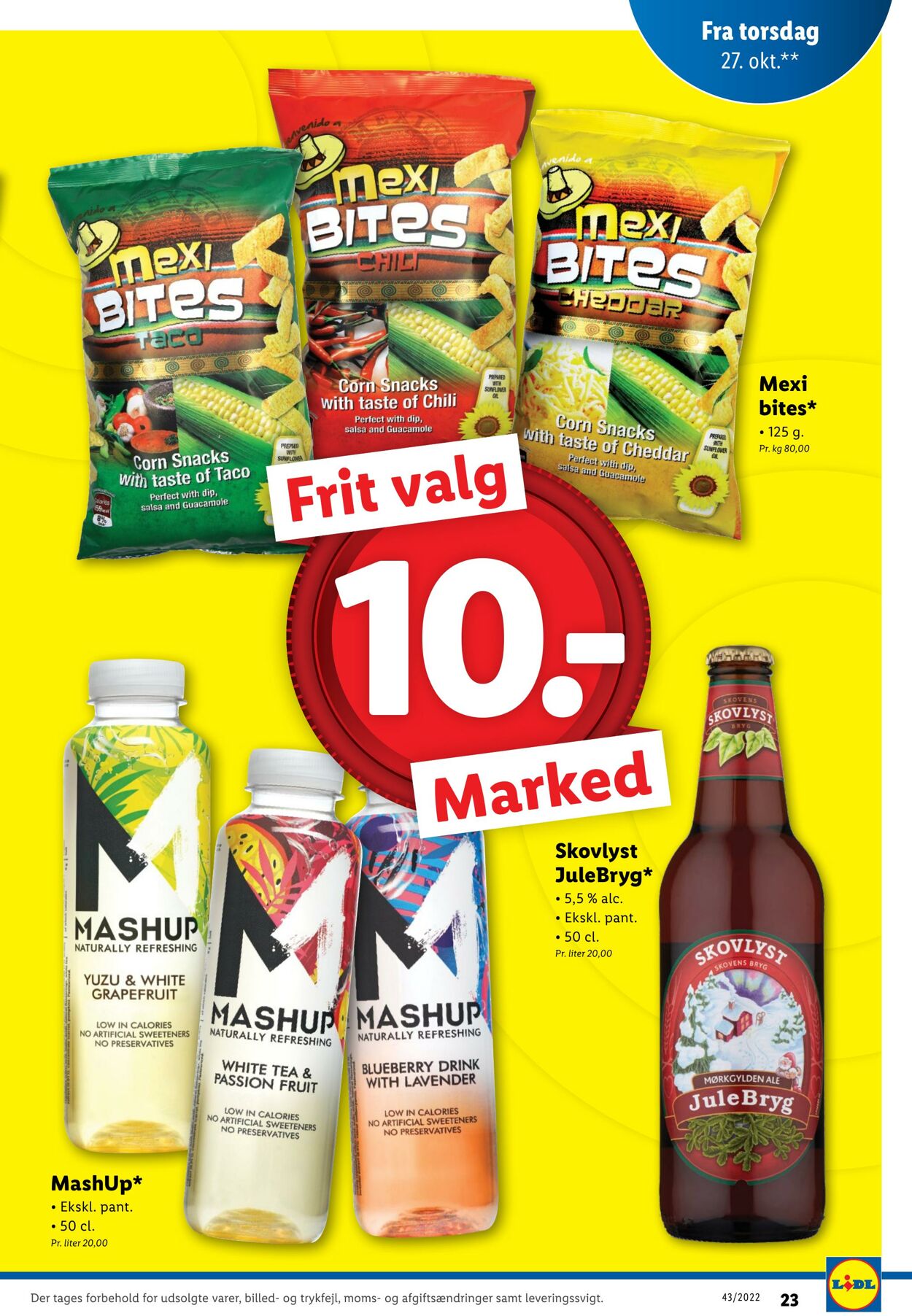 Tilbud Lidl 22.10.2022 - 29.10.2022