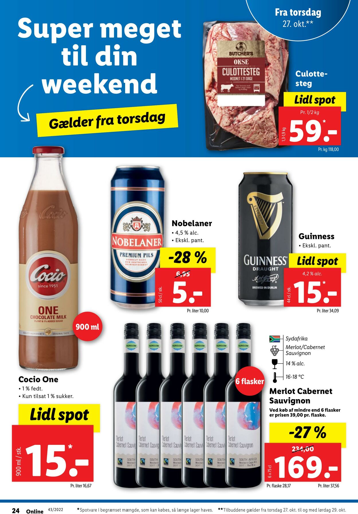 Tilbud Lidl 22.10.2022 - 29.10.2022