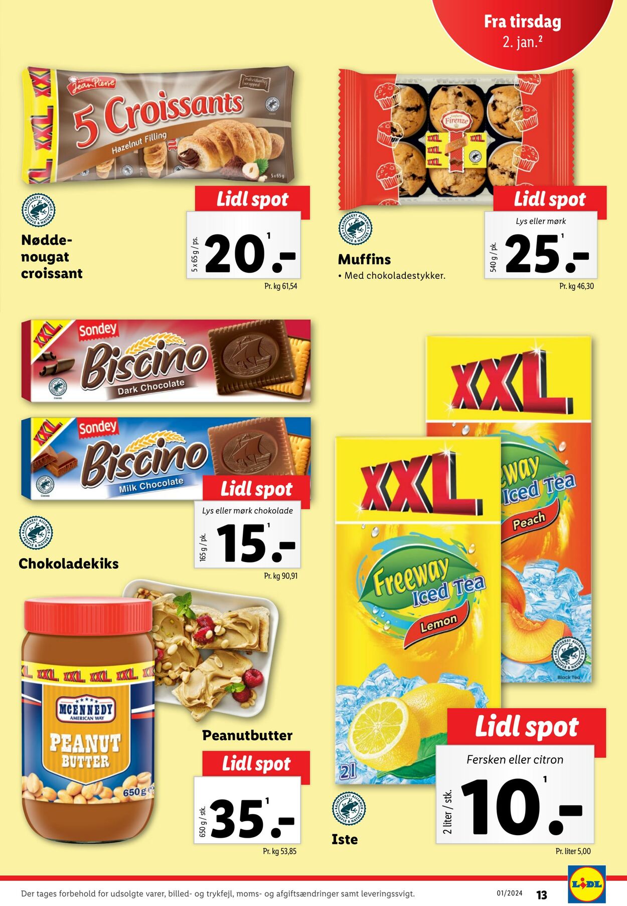 Tilbud Lidl 30.12.2023 - 06.01.2024