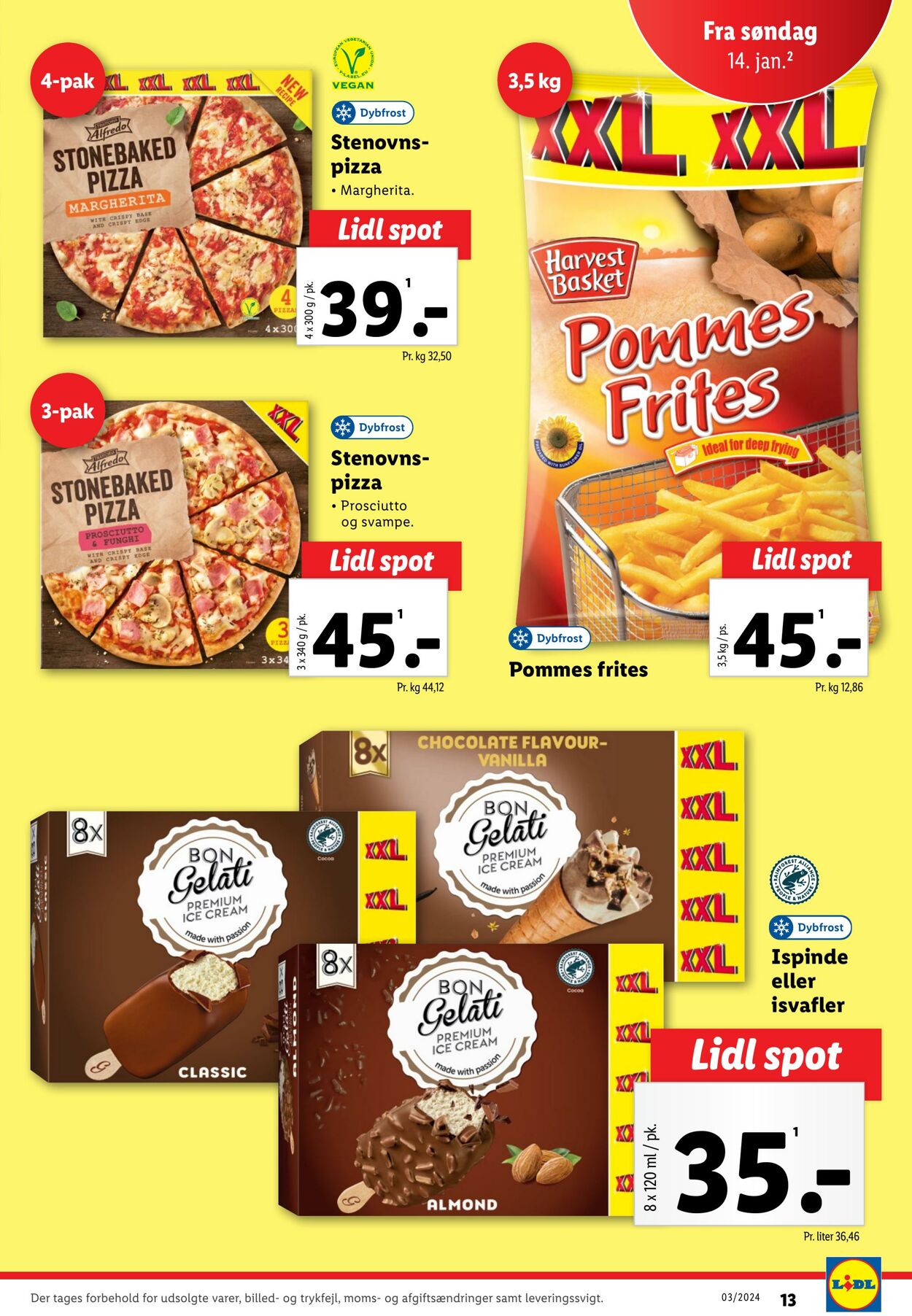 Tilbud Lidl 14.01.2024 - 20.01.2024