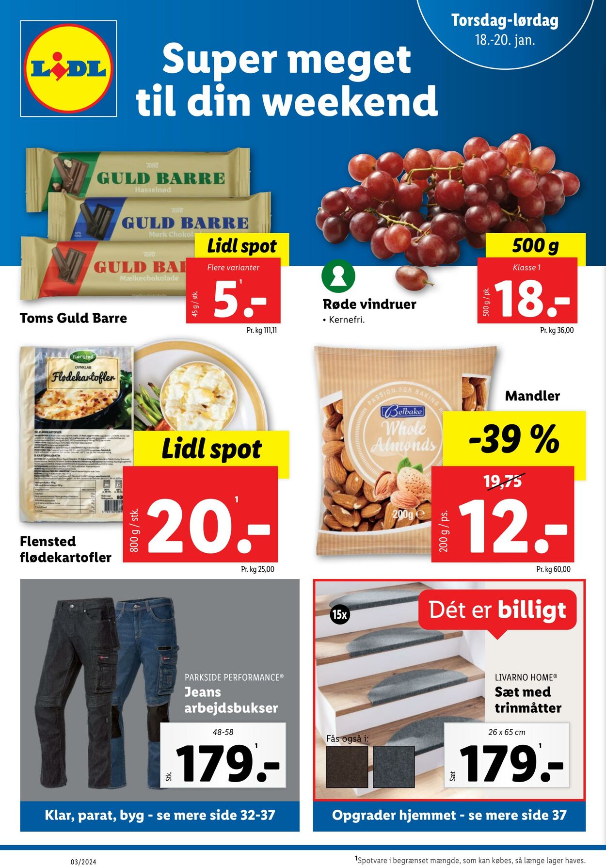 Tilbud Lidl 14.01.2024 - 20.01.2024