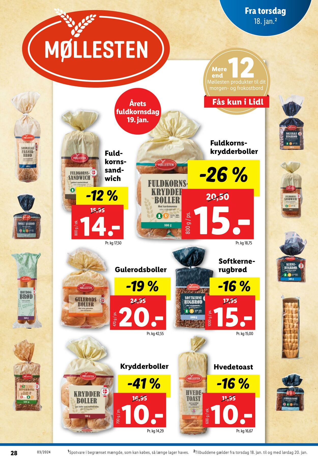 Tilbud Lidl 14.01.2024 - 20.01.2024